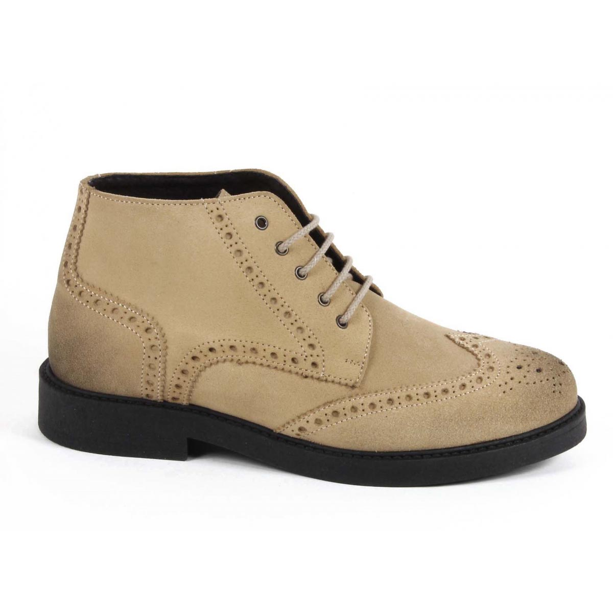 Stivaletto Uomo V 1969 Italia V2660 CAMOSCIO TORTORA