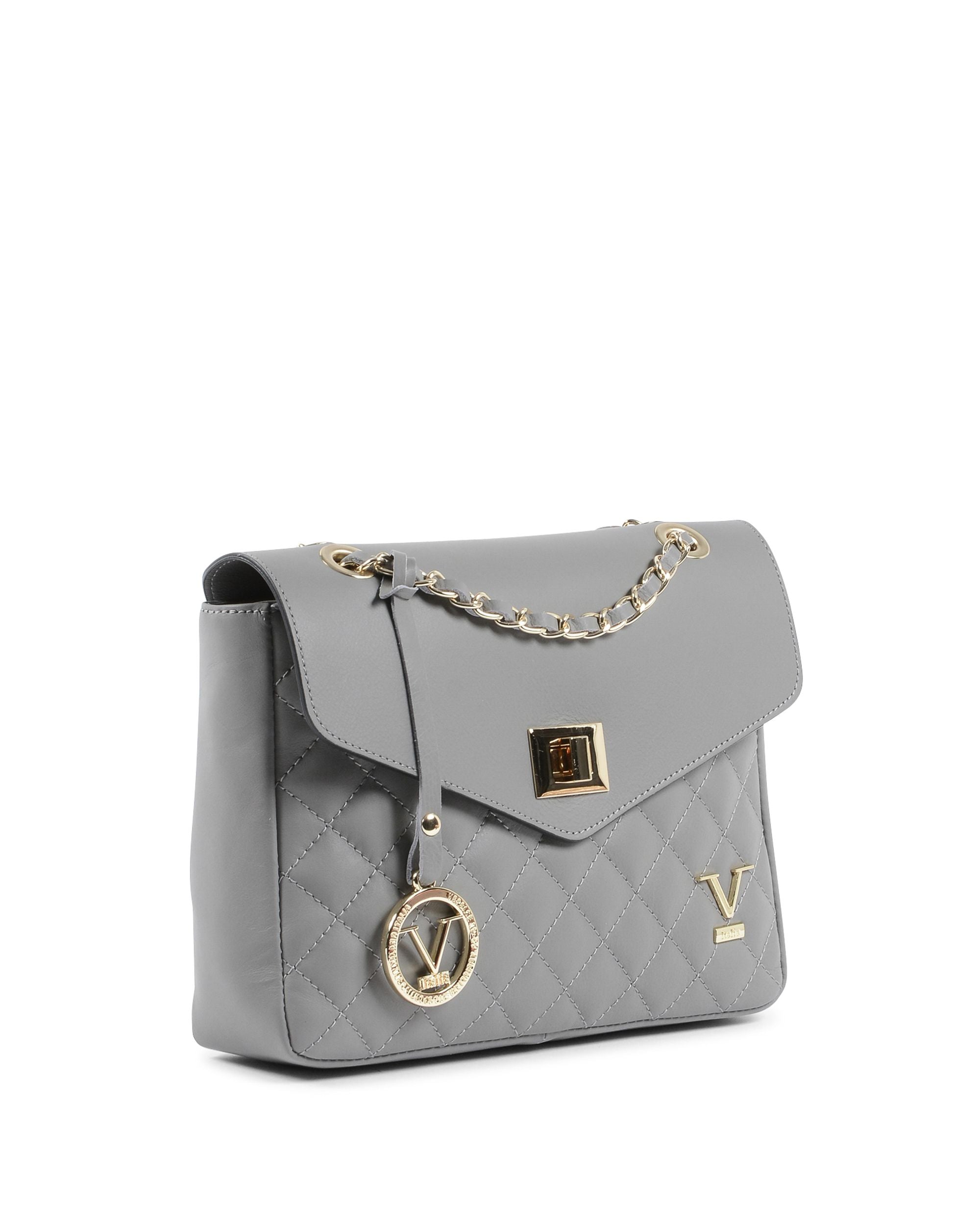 V Italia Borsa a mano da donna grigia V024-G SAUVAGE GRIGIO