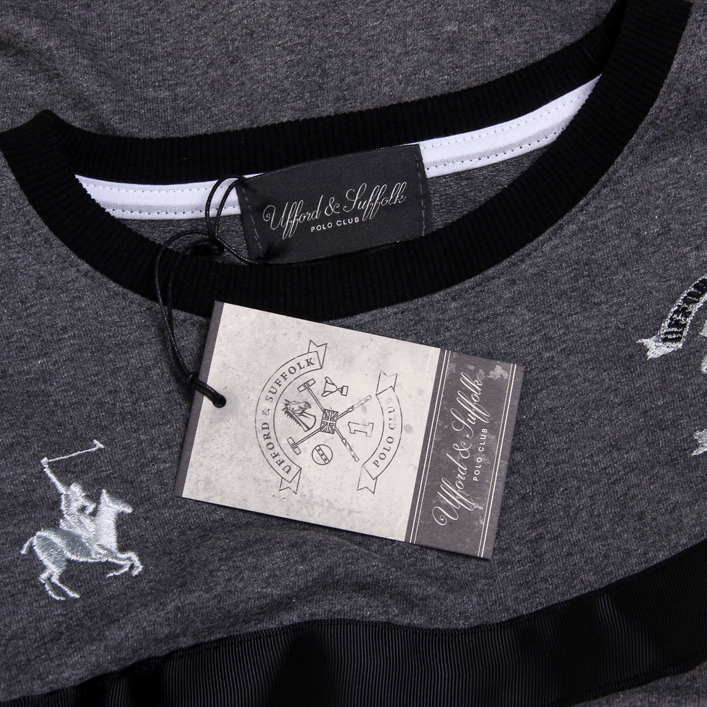 Maglione da uomo a maniche lunghe con scollo tondo Ufford & Suffolk Polo Club