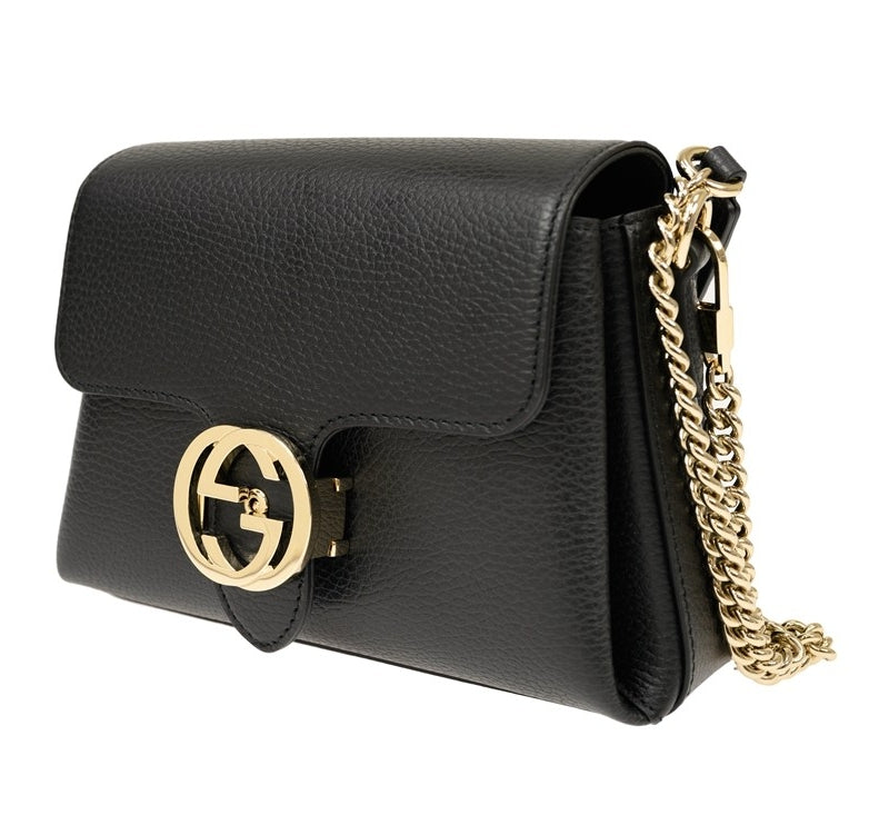 Borsa in pelle GG Interlock