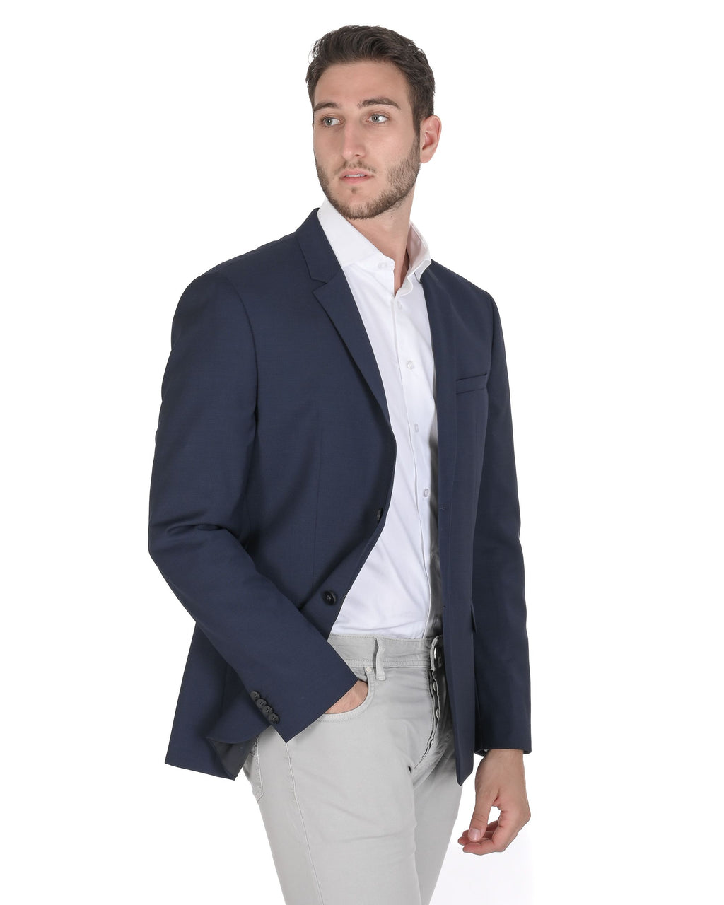 Calvin Klein Blazer da uomo blu K1IK101985478