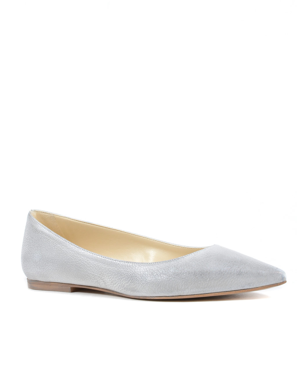 19V69 Italia Ballerina da donna Bianca 4747 SPAZZOLATO NAPPA BIANCO