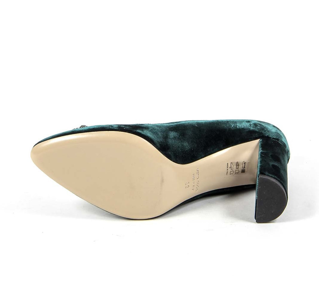 Décolleté da donna V 1969 Italia 3102045 VELLUTO VERDE