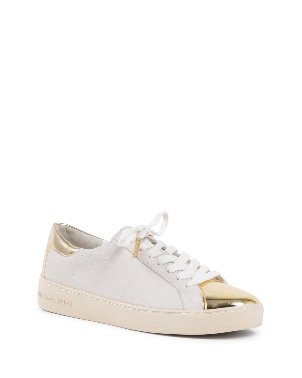 Michael Kors Sneaker da donna in oro bianco FRANKIE