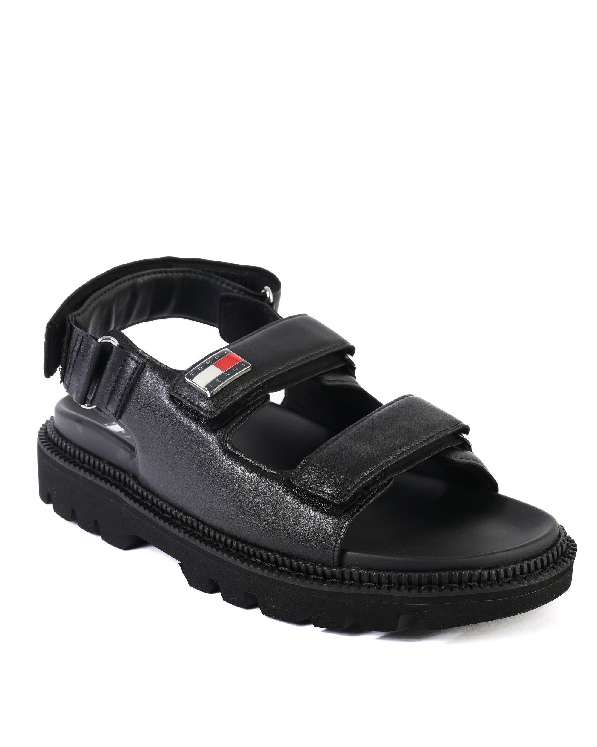 Sandalo da donna Tommy Hilfiger nero EN0EN02461BDS