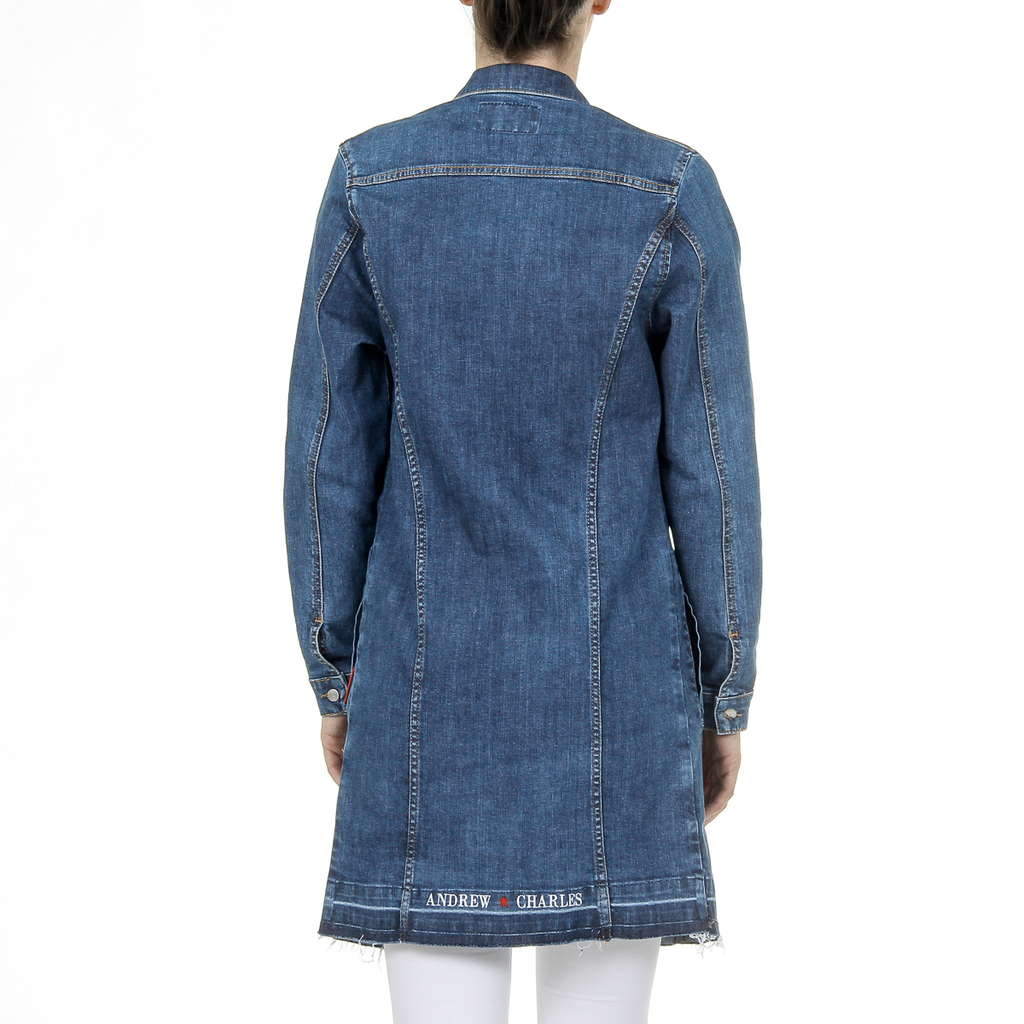 Giacca da donna Andrew Charles a maniche lunghe in denim LETIZIA
