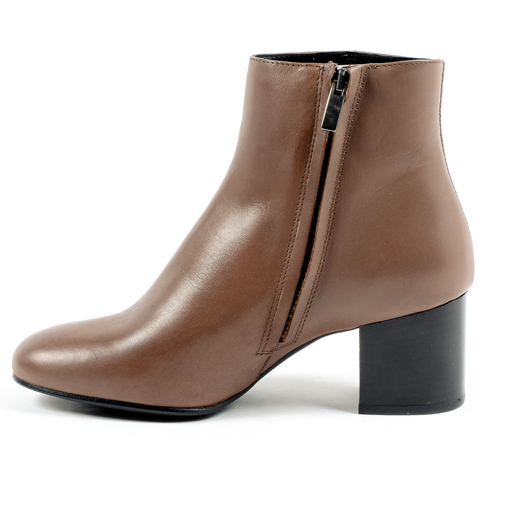V 1969 Italia Stivaletto con tacco da donna Marrone MAD