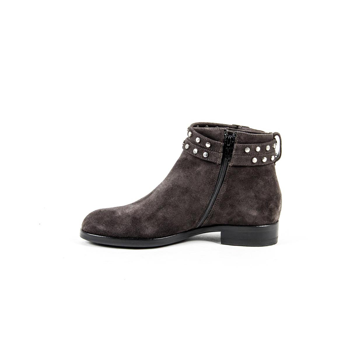 Stivaletto Donna V 1969 Italia DORIS CAMOSCIO FANGO SCURO