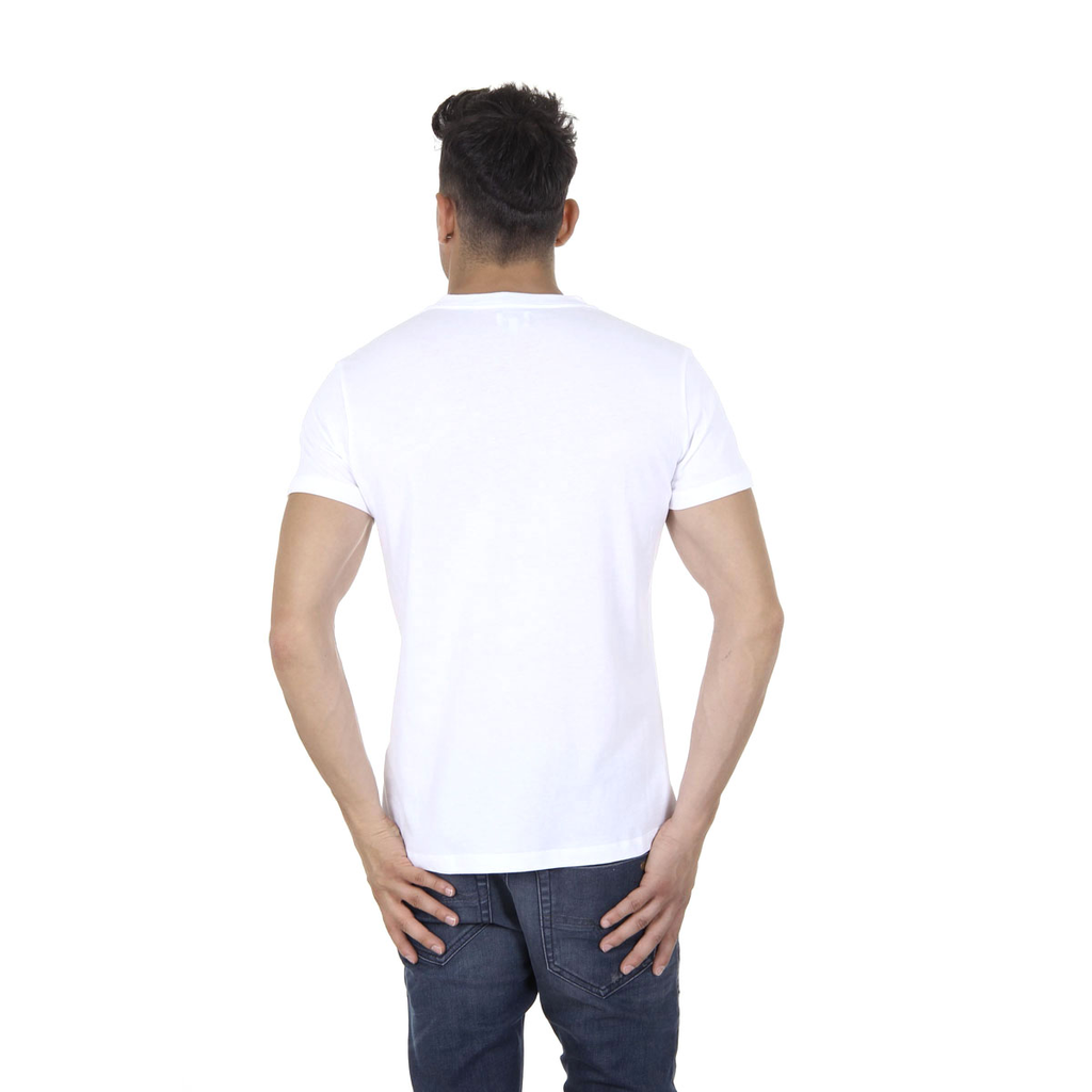 Diesel T-shirt da uomo a maniche corte con scollo a V 00SDG0 R091B 100 T-KRITIL