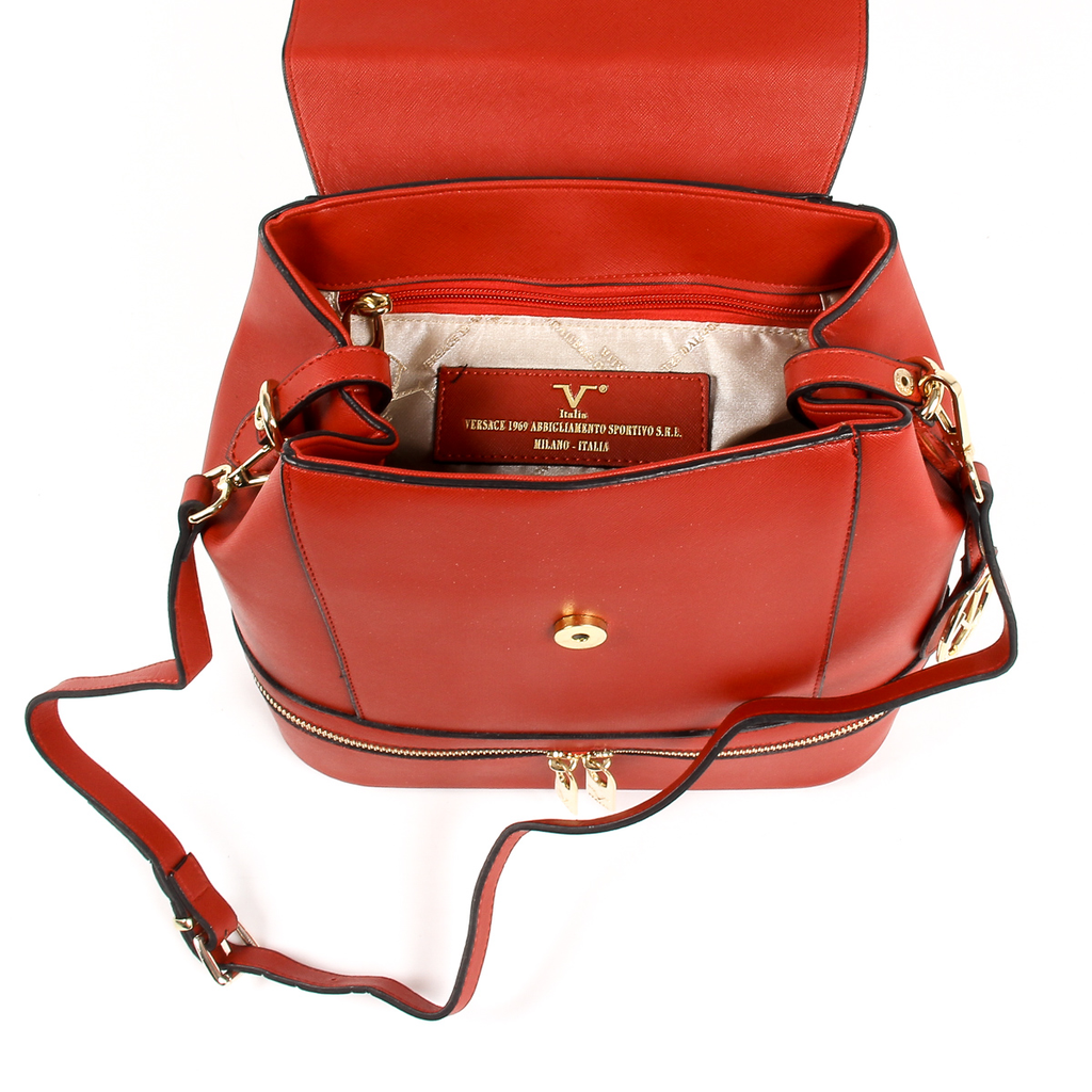 V 1969 Italia Zaino da donna rosso STEFY