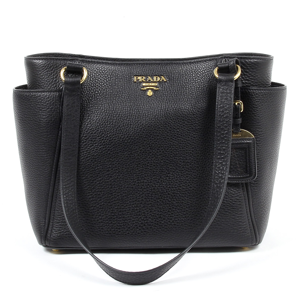 Borsa a mano Prada da donna 1BG113 UWL F0002 NERO VIT DAINO