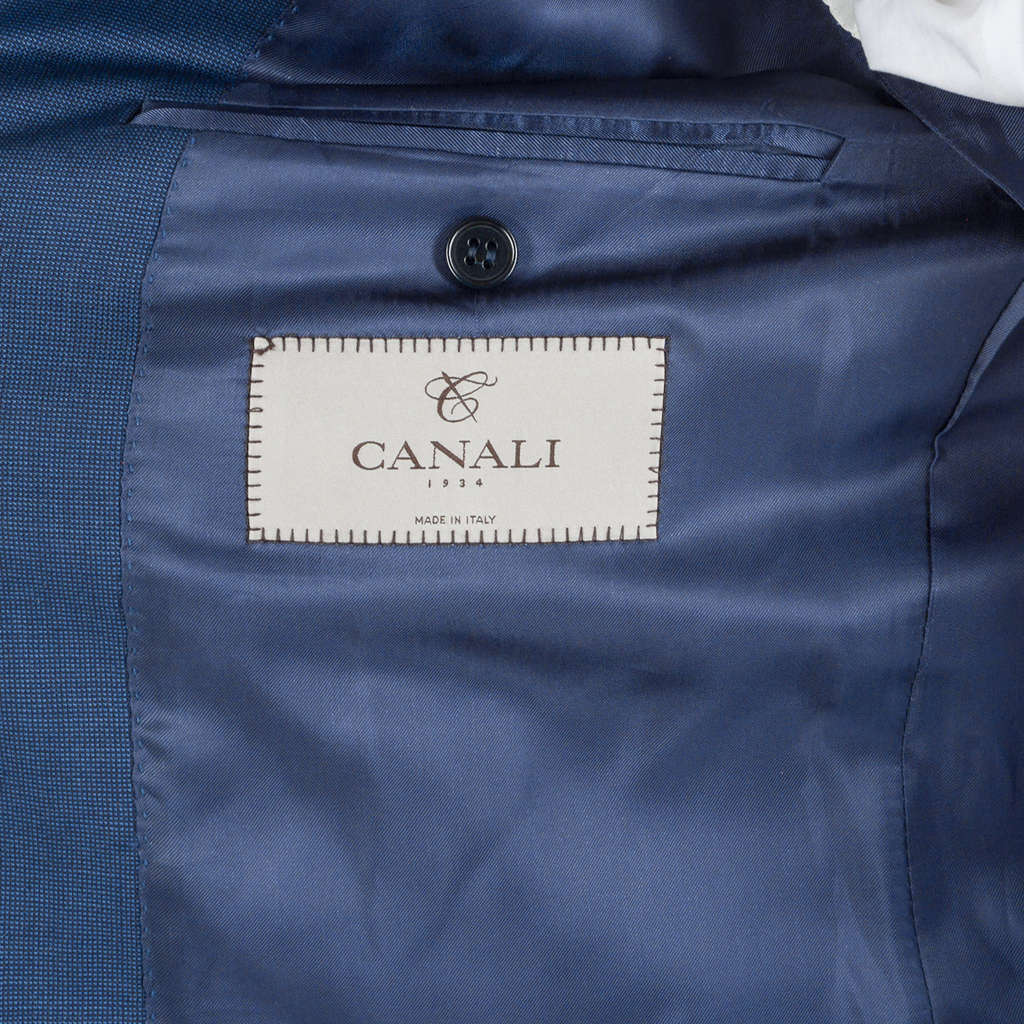 Abito da uomo Canali maniche lunghe blu