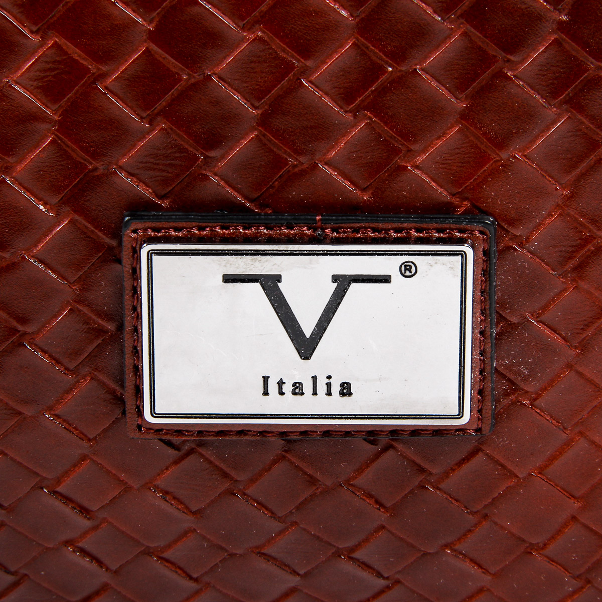 V 1969 Italia Borsa da uomo rosso scuro GARY