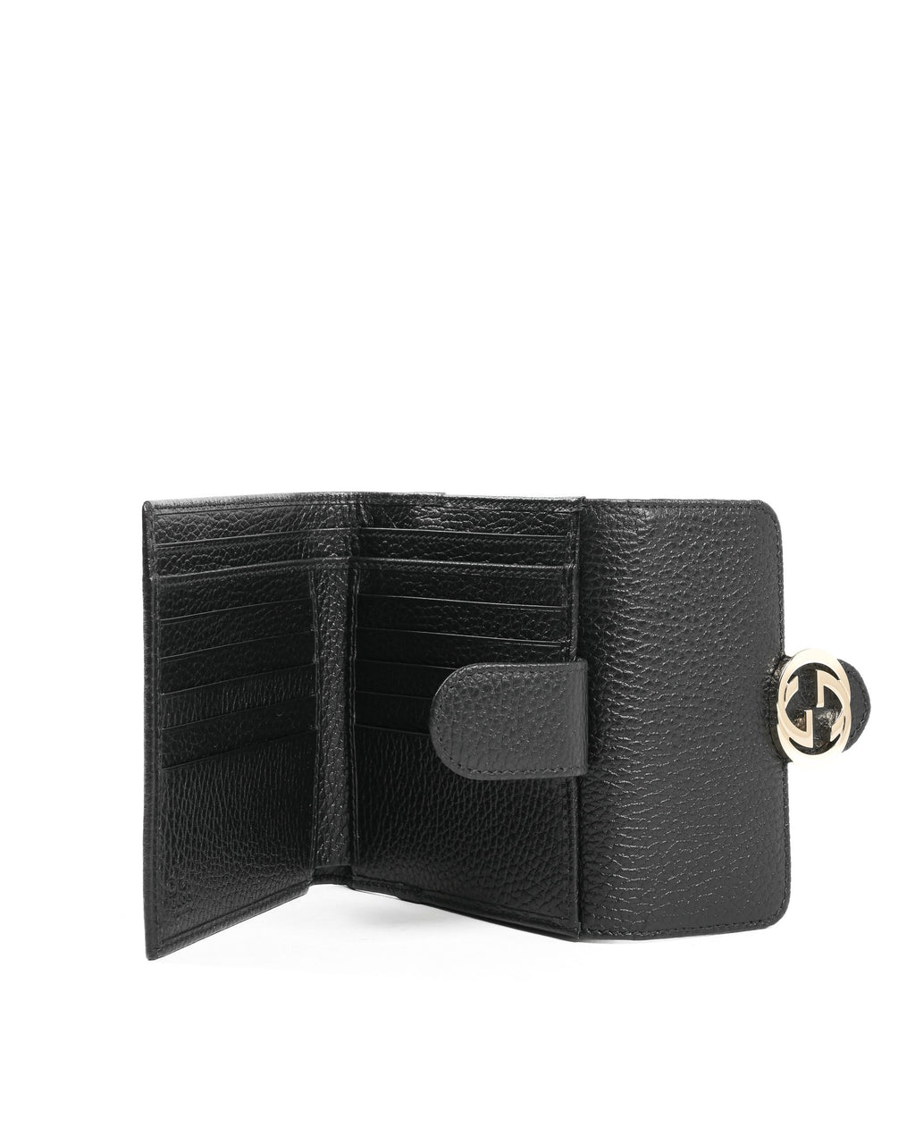 Portafoglio piccolo Gucci in pelle Interlocking 615525 CAO0G 1000