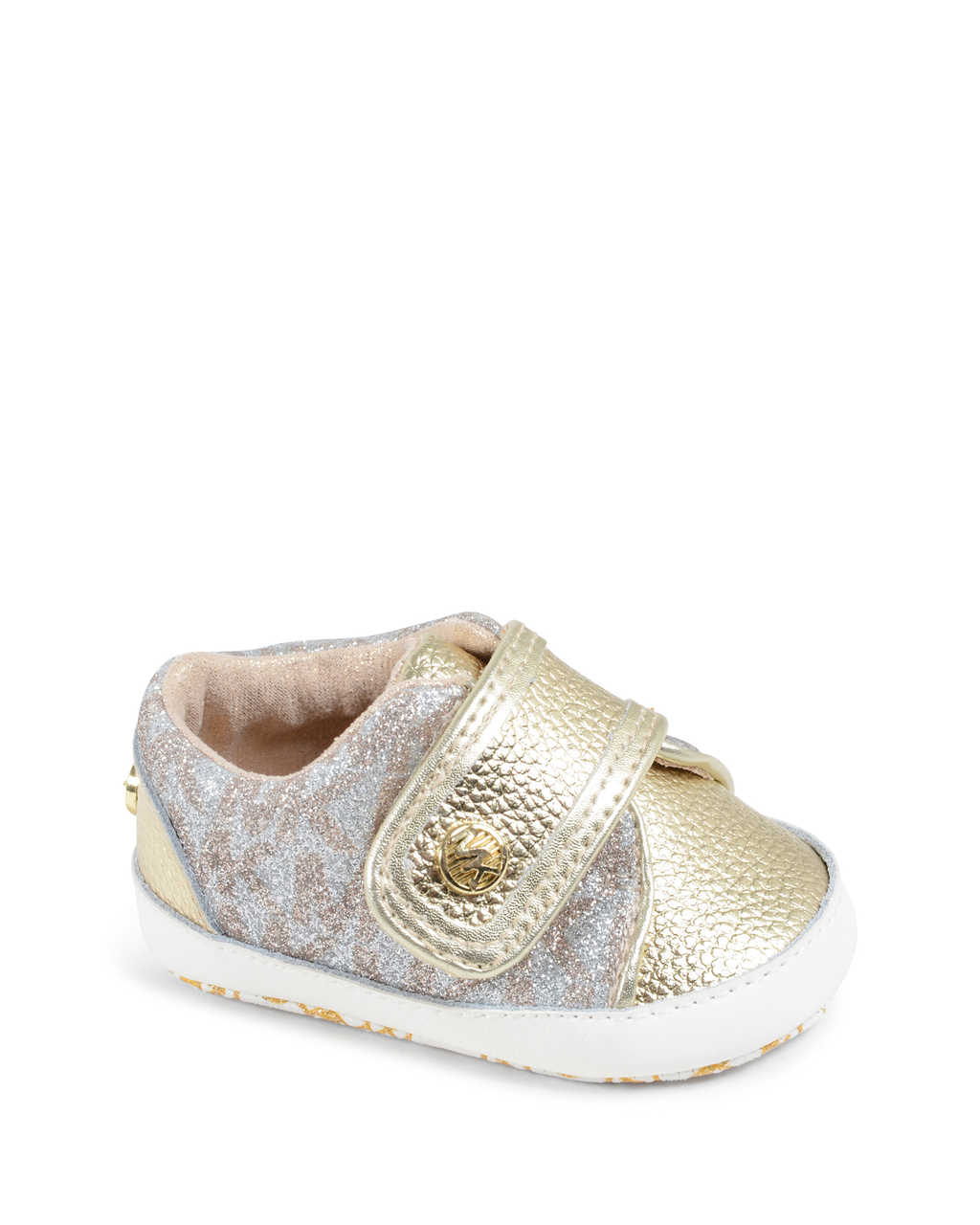 Michael Kors Sneaker Prewalker per ragazze color oro ZIA BABY SKIP GLD SLV