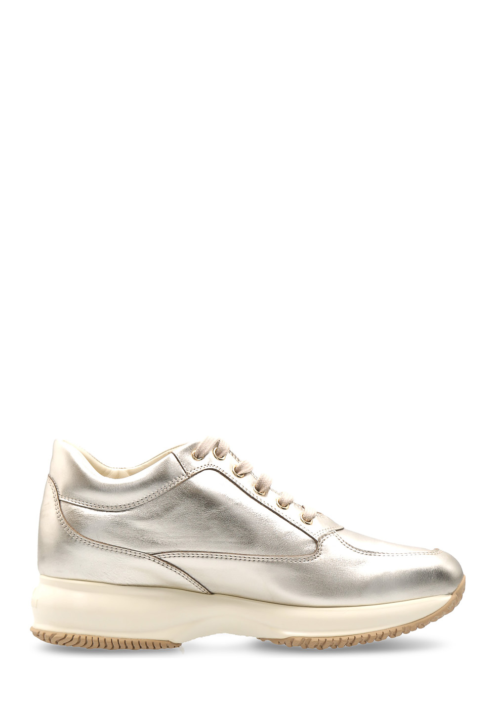 Hogan Donna Sneaker Argento Interactive HXW00N0Q240SSV0B202