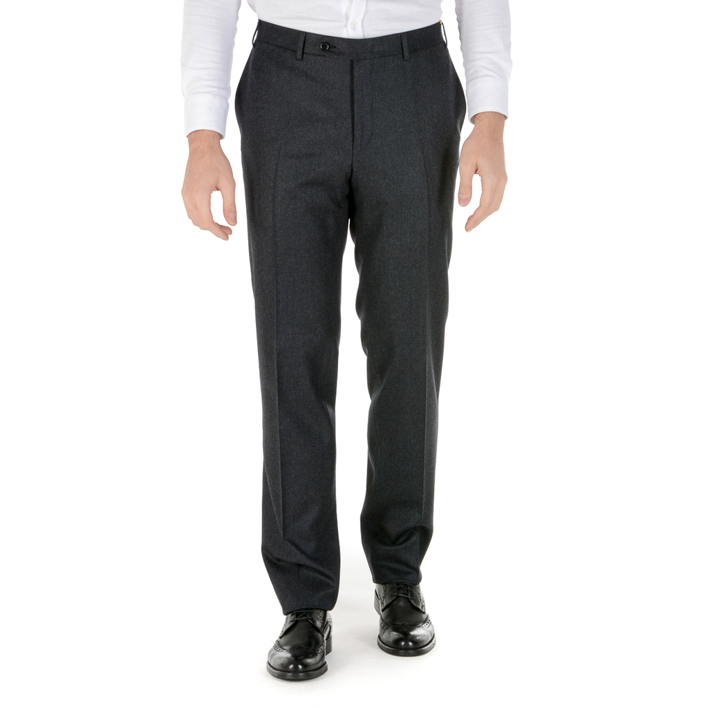 Pantaloni da uomo Canali grigio scuro