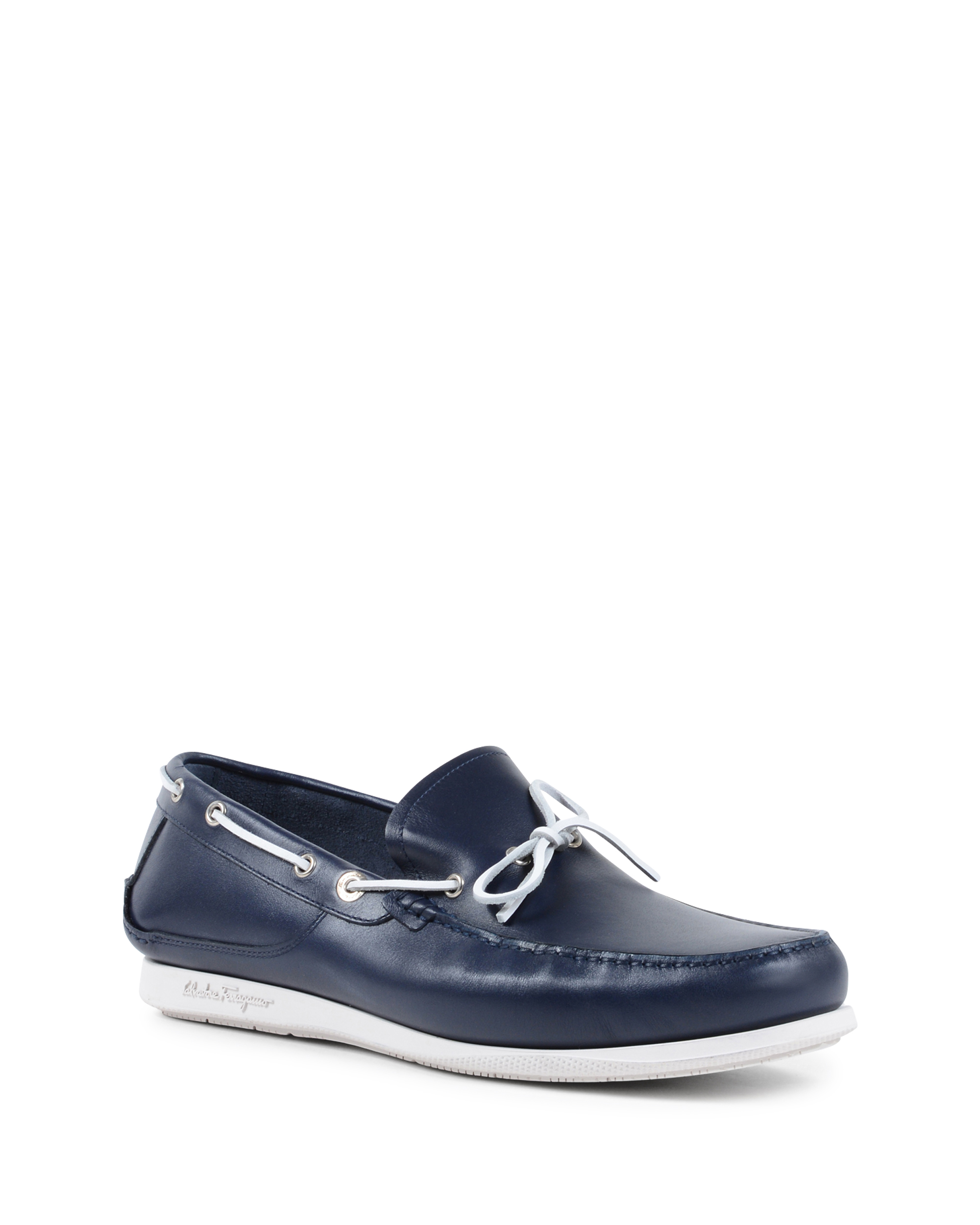 Mocassino Uomo Salvatore Ferragamo Blu Navy CARAIBI