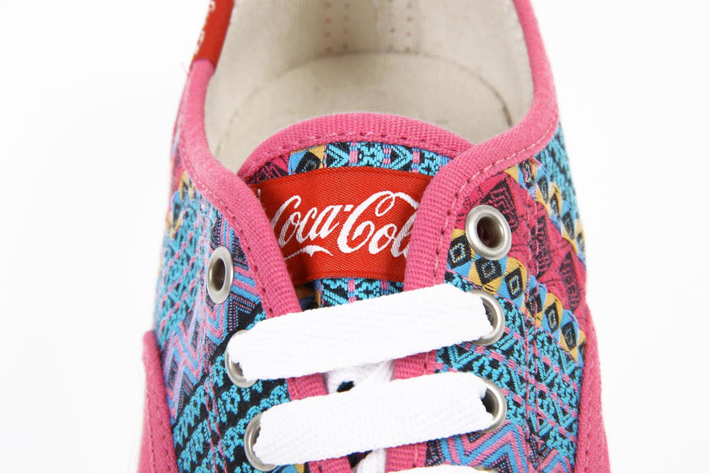 Sneakers da donna Coca Cola CCA0713 KICK ETNIC ROSA