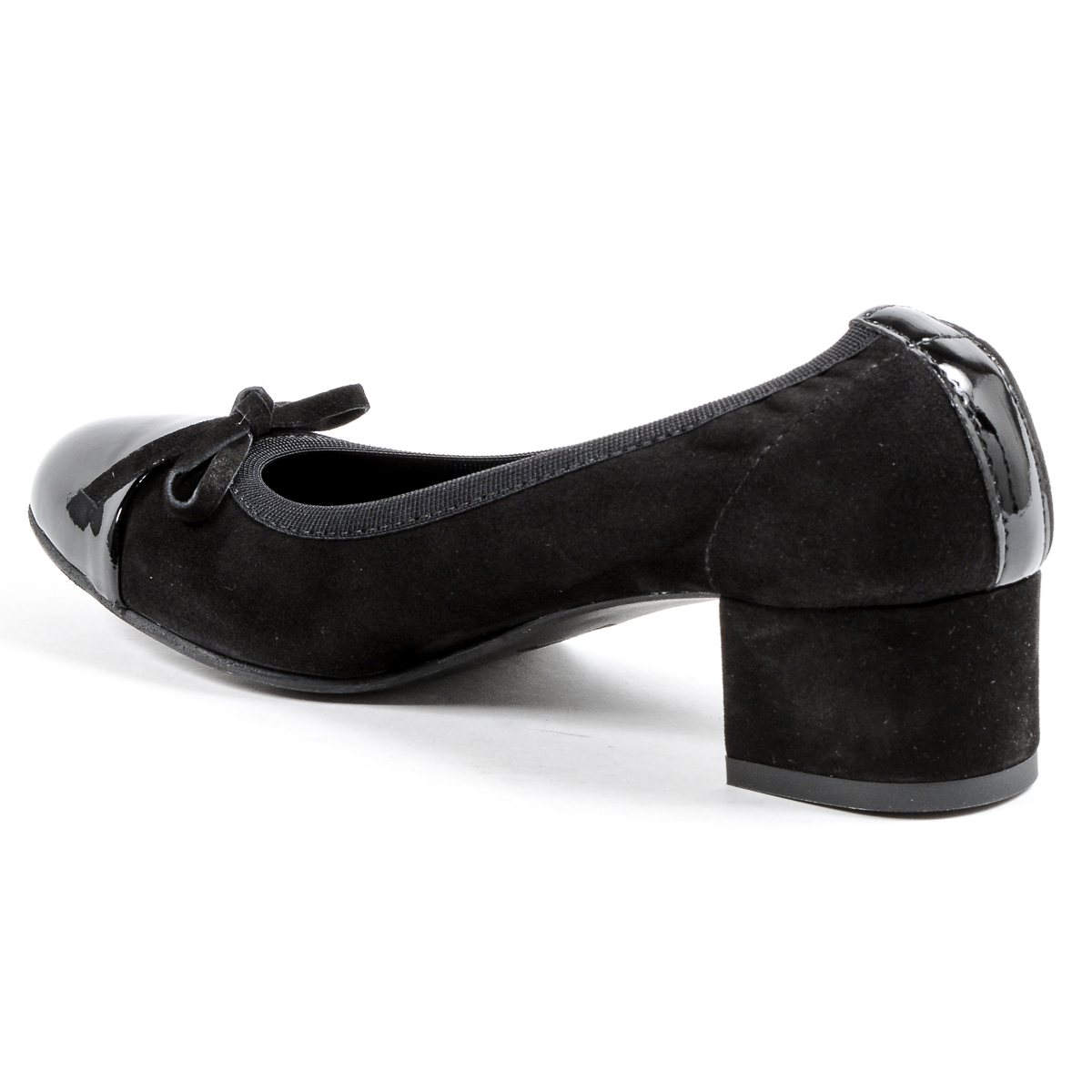 V 1969 Italia Womens Ballerina Black ROMINE
