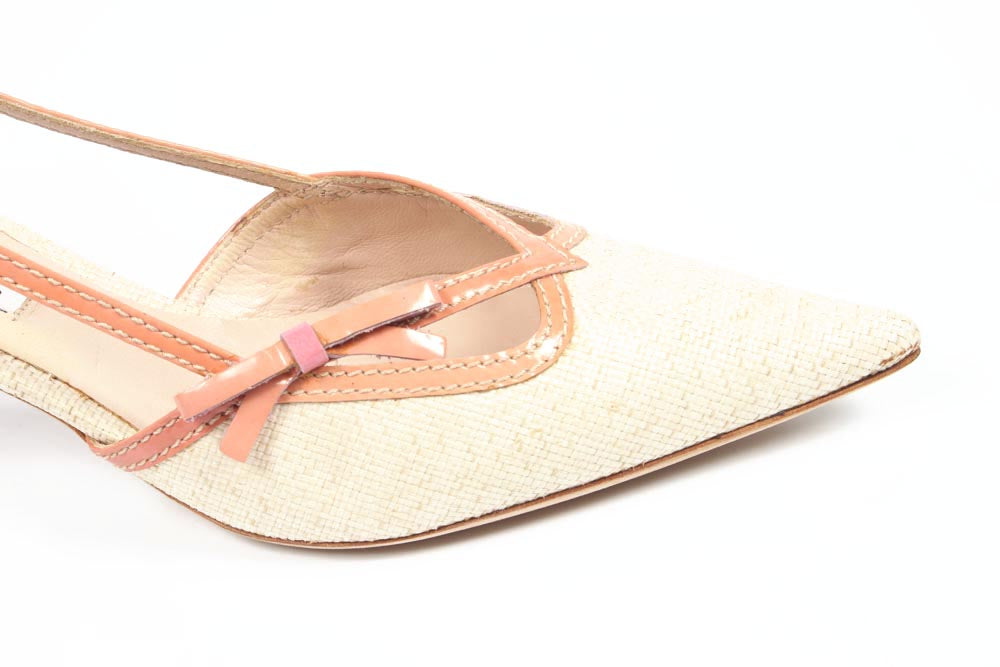 Décolleté da donna Sebastian Milano S1832 PAGLIA NATURALE+VERN