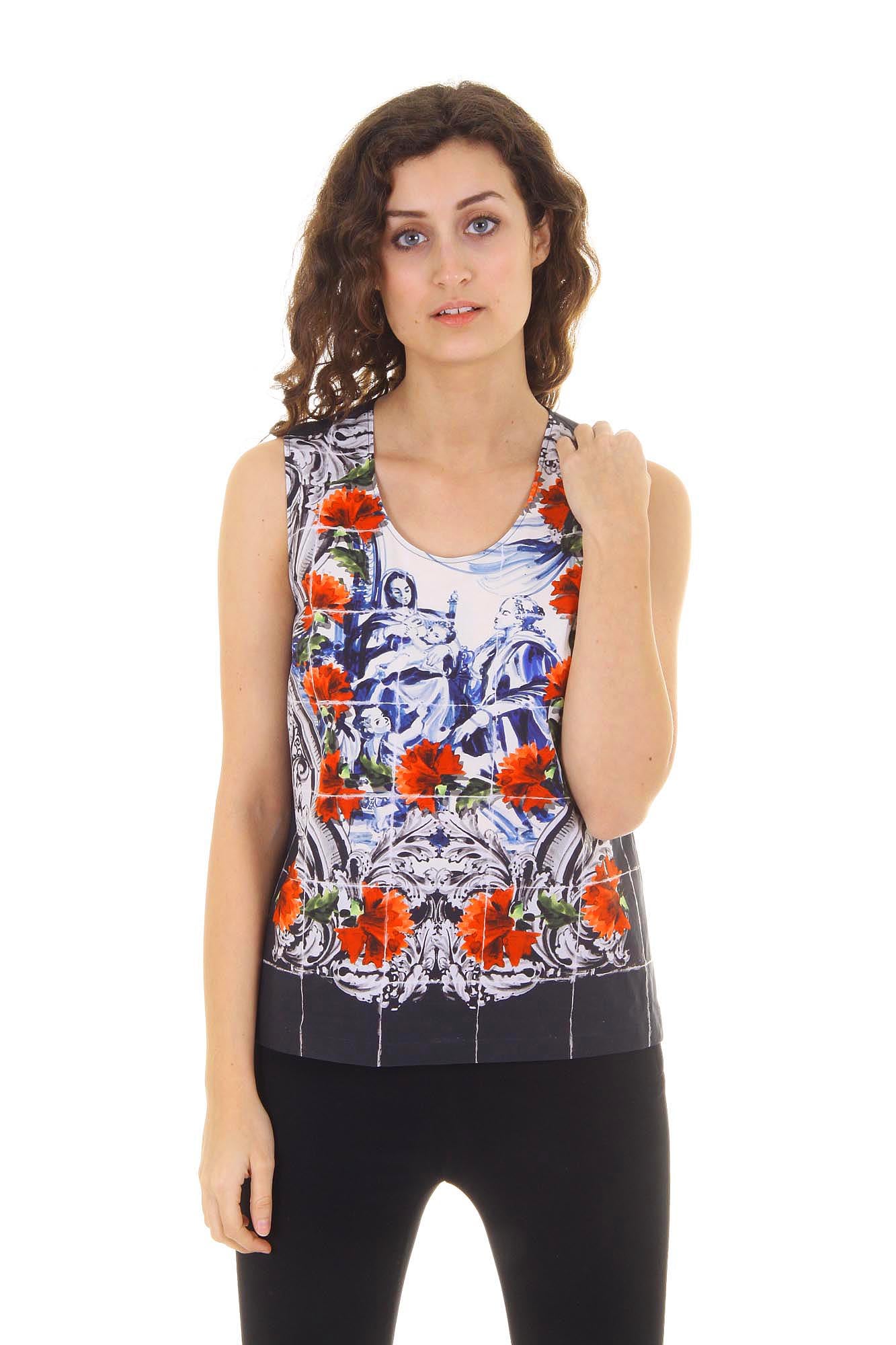 Canotta da donna Dolce & Gabbana F7O34T FP5J8 X0800
