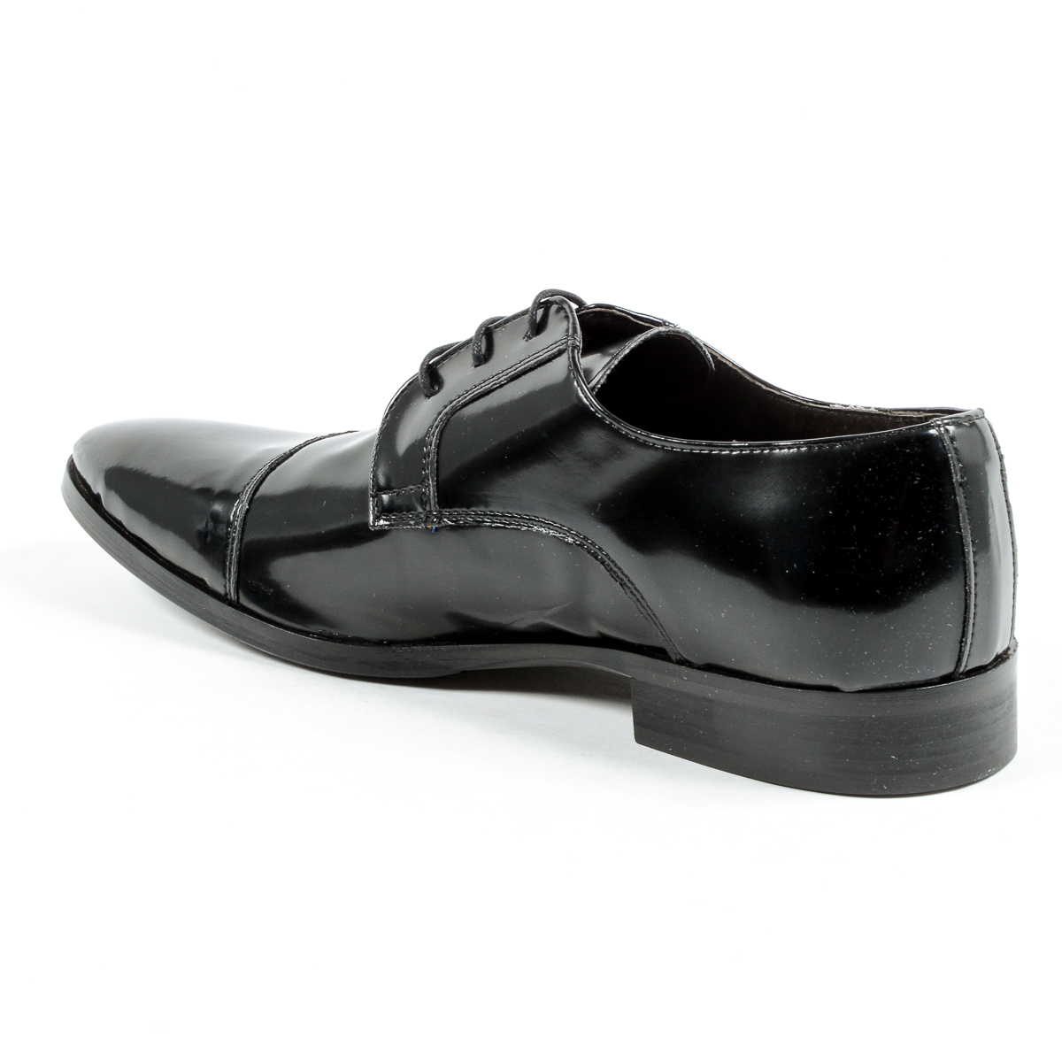V 1969 Italia Scarpa classica da uomo nera CORONA