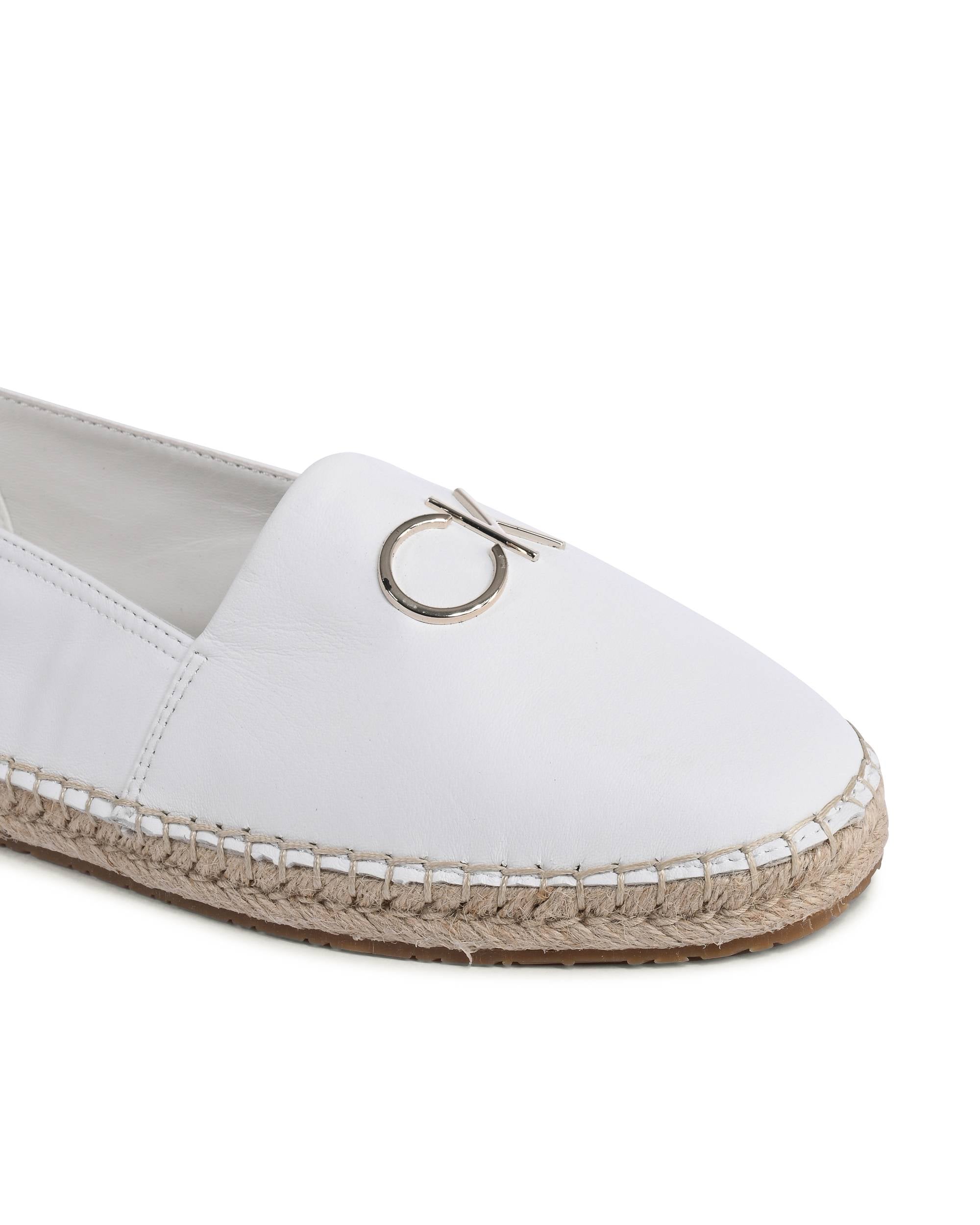 Espadrillas da donna Calvin Klein bianche HW0HW00740YAF