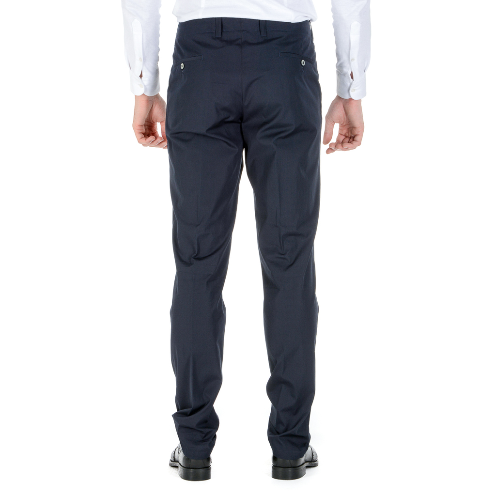 Corneliani Pantaloni Uomo Blu Scuro