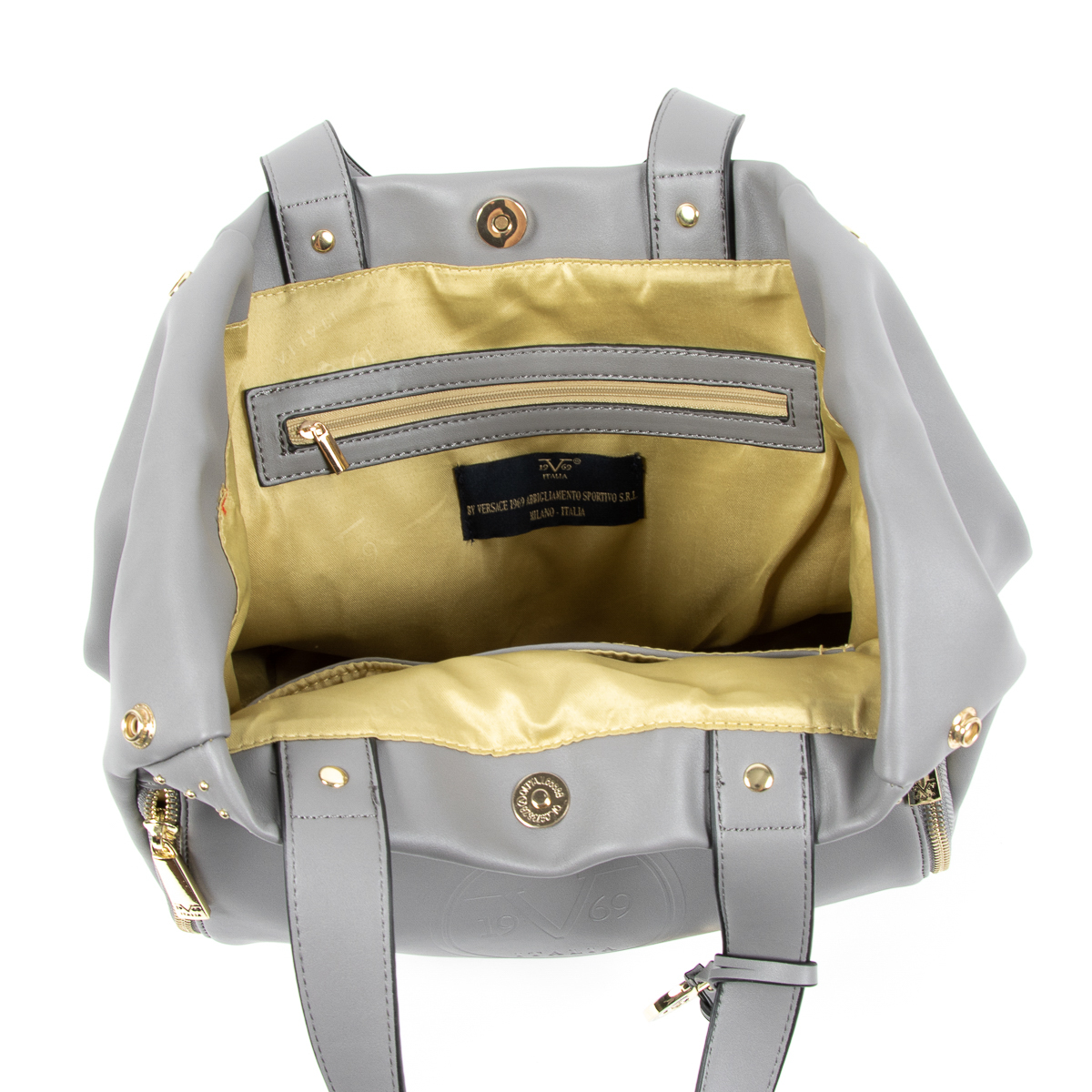 V 1969 Italia Borsa da donna grigia OLIVIA