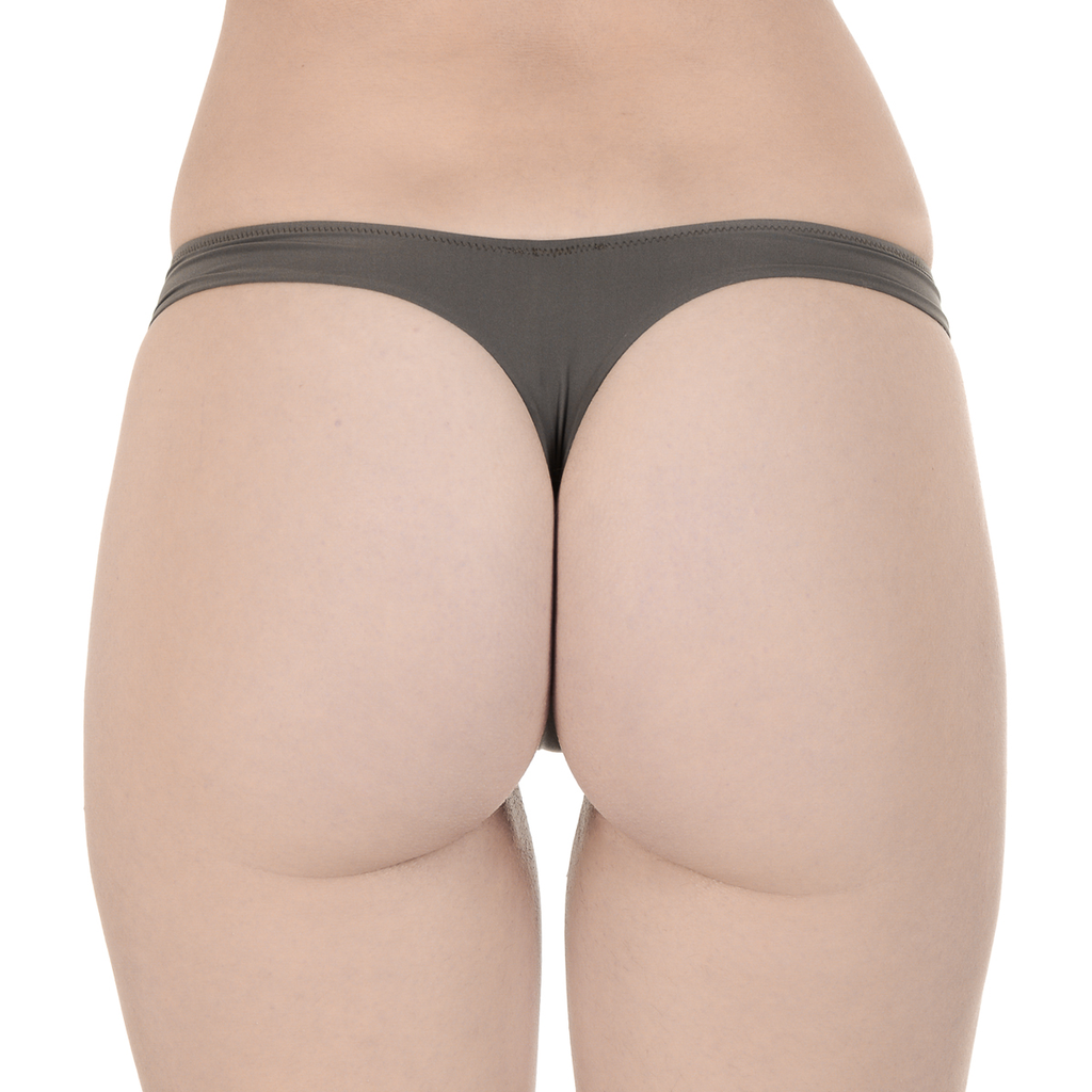 La Perla Top Donna Slip Grigio Scuro