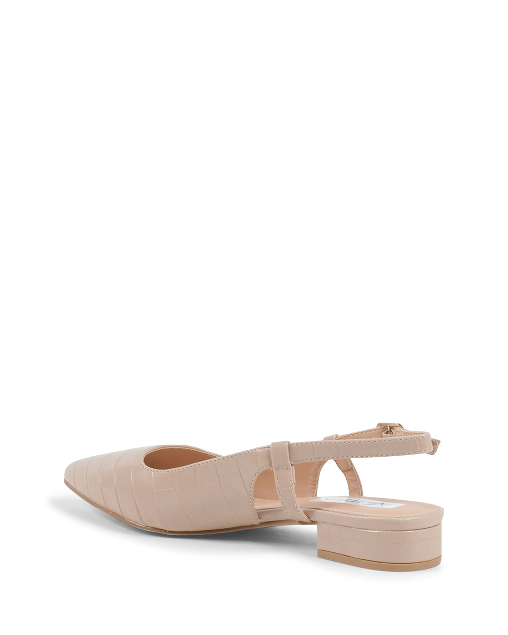 19V69 Italia Ballerina con cinturino posteriore da donna Beige V81831 BEIGE
