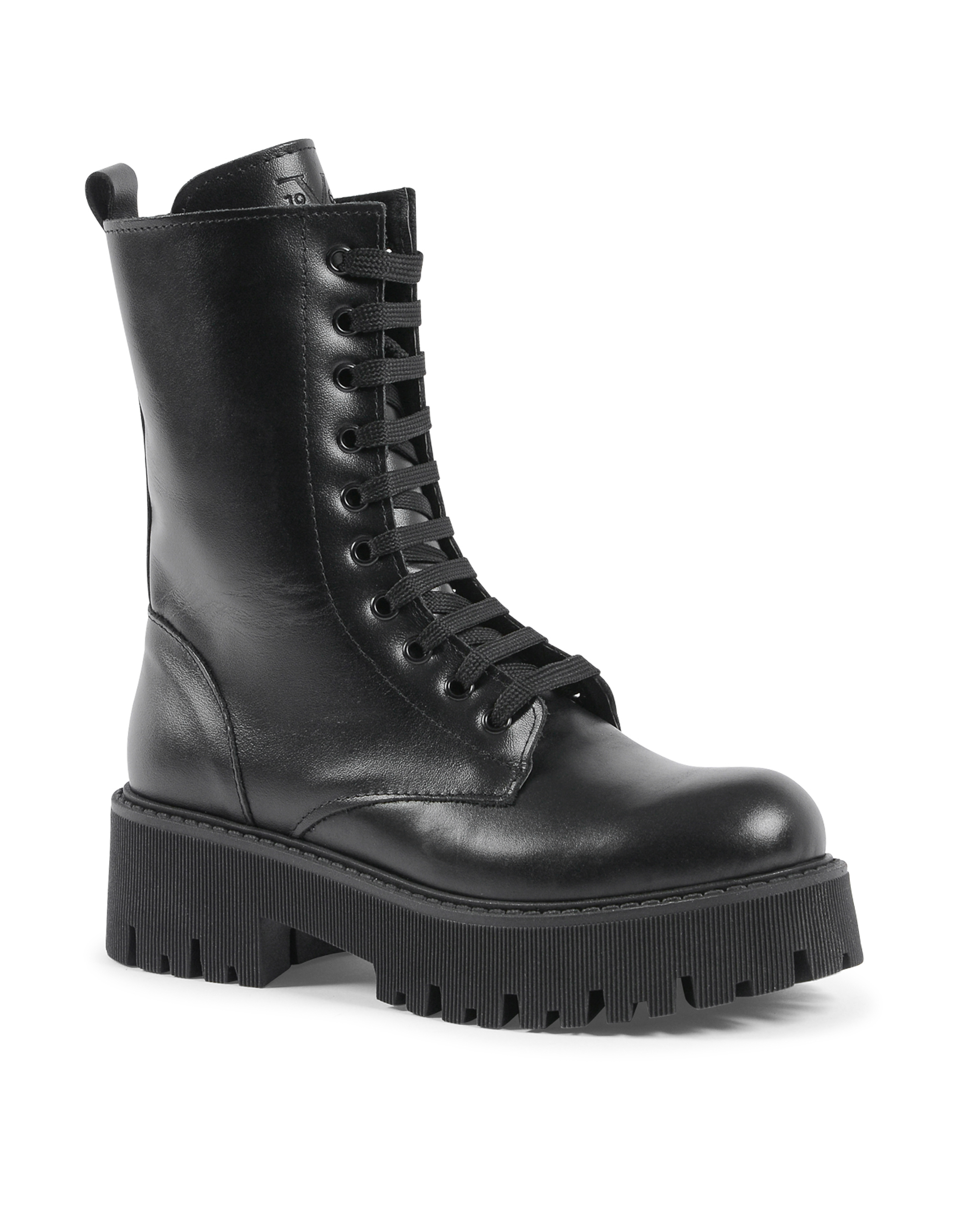 19V69 Italia Womens Short Boot Black 10-V VITELLO NERO