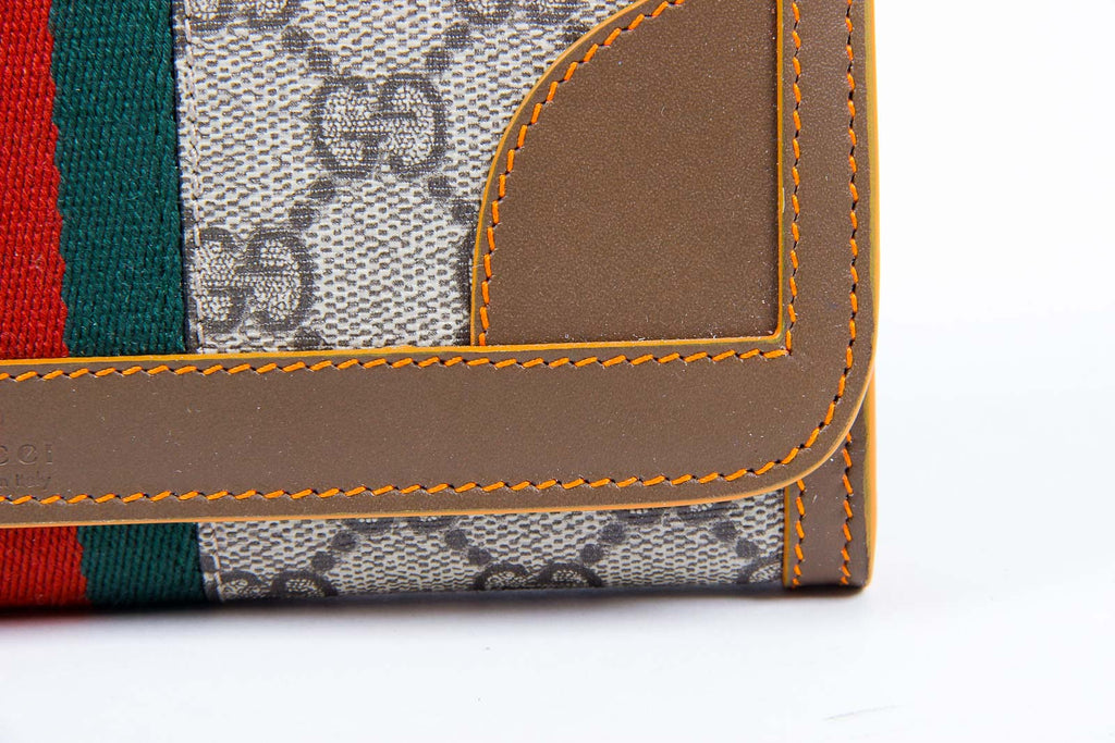 Borsa a due pieghe Gucci Bright Supreme da donna