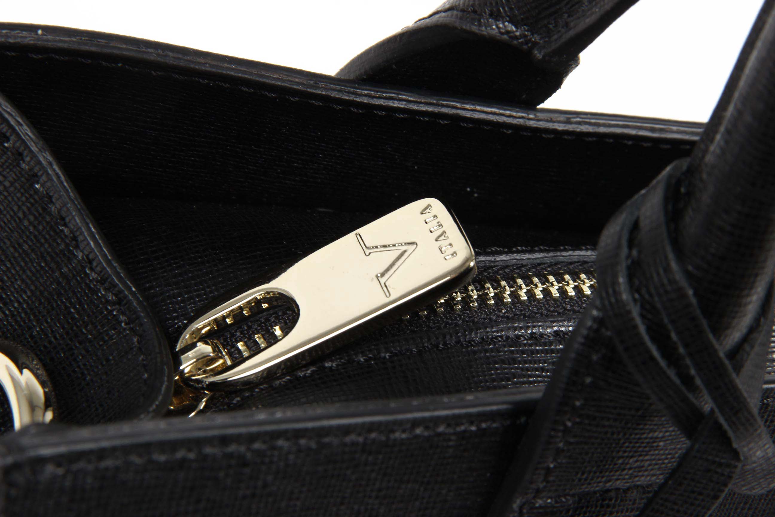 Borsa da donna V 1969 Italia V006 SAFFIANO NERO