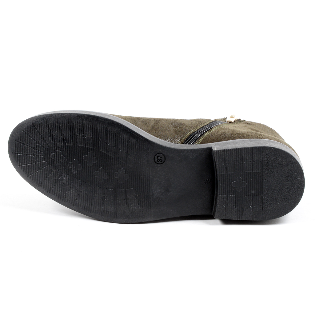 V 1969 Italia Stivaletto da donna verde scuro TILLY