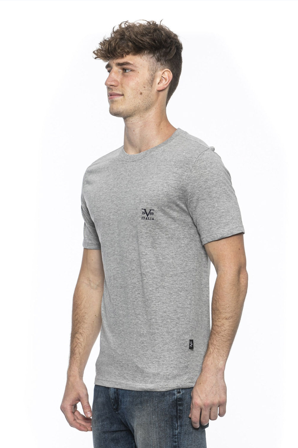 19V69 Italia T-Shirt Uomo Grigia ERIC GREY