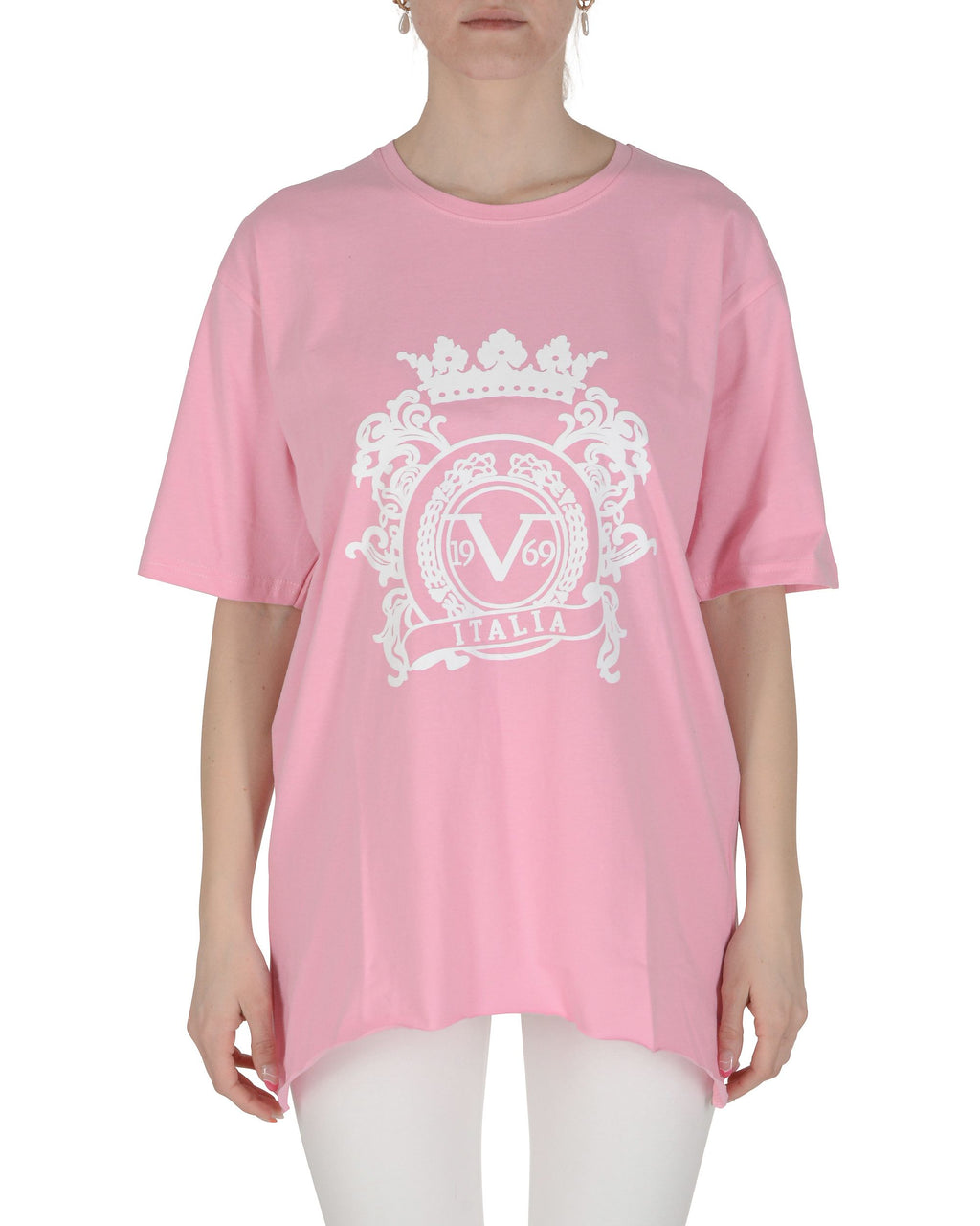 19V69 Italia T-Shirt Donna Rosa SMILE PINK