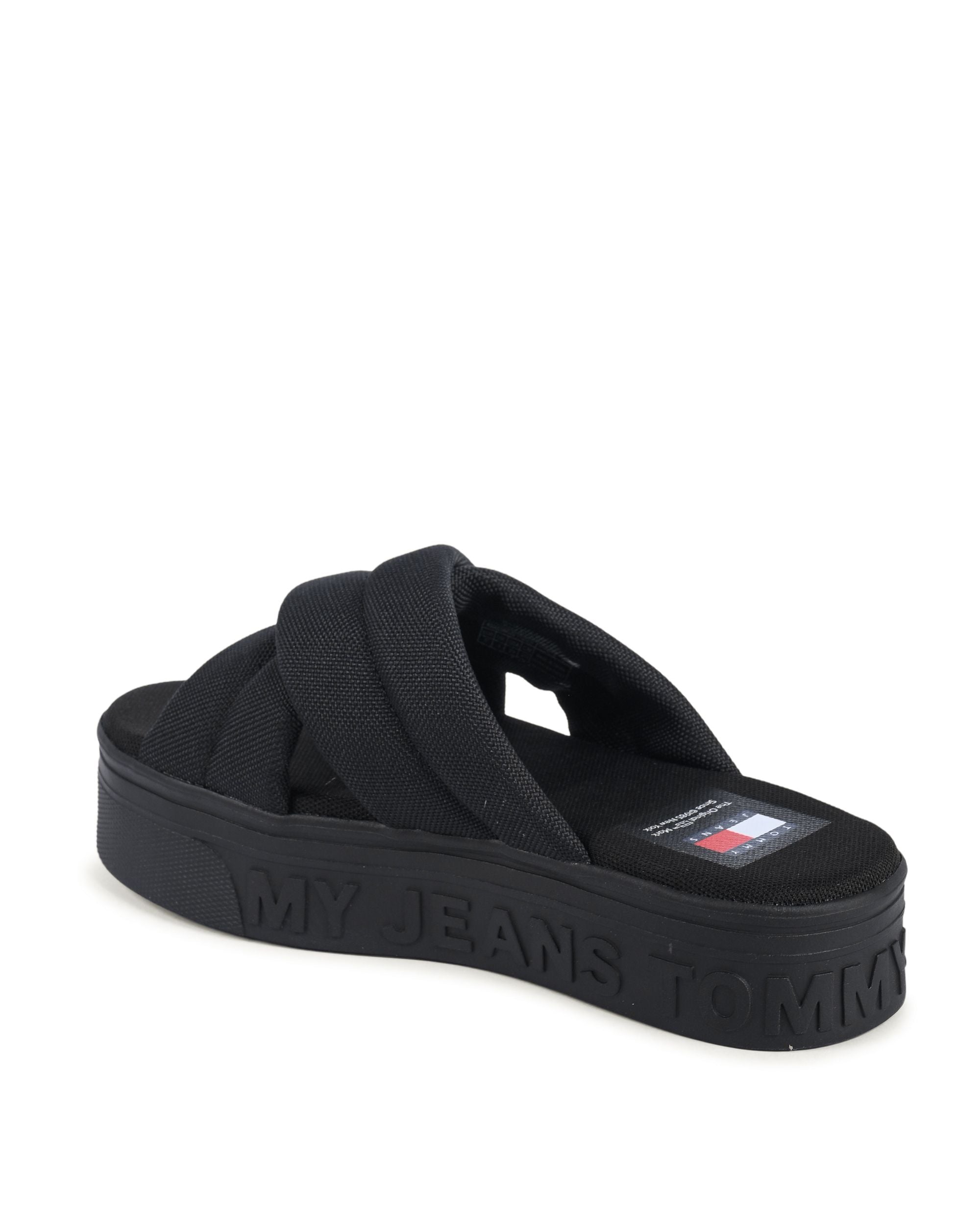 Sandalo da donna Tommy Hilfiger nero EN0EN02465BDS