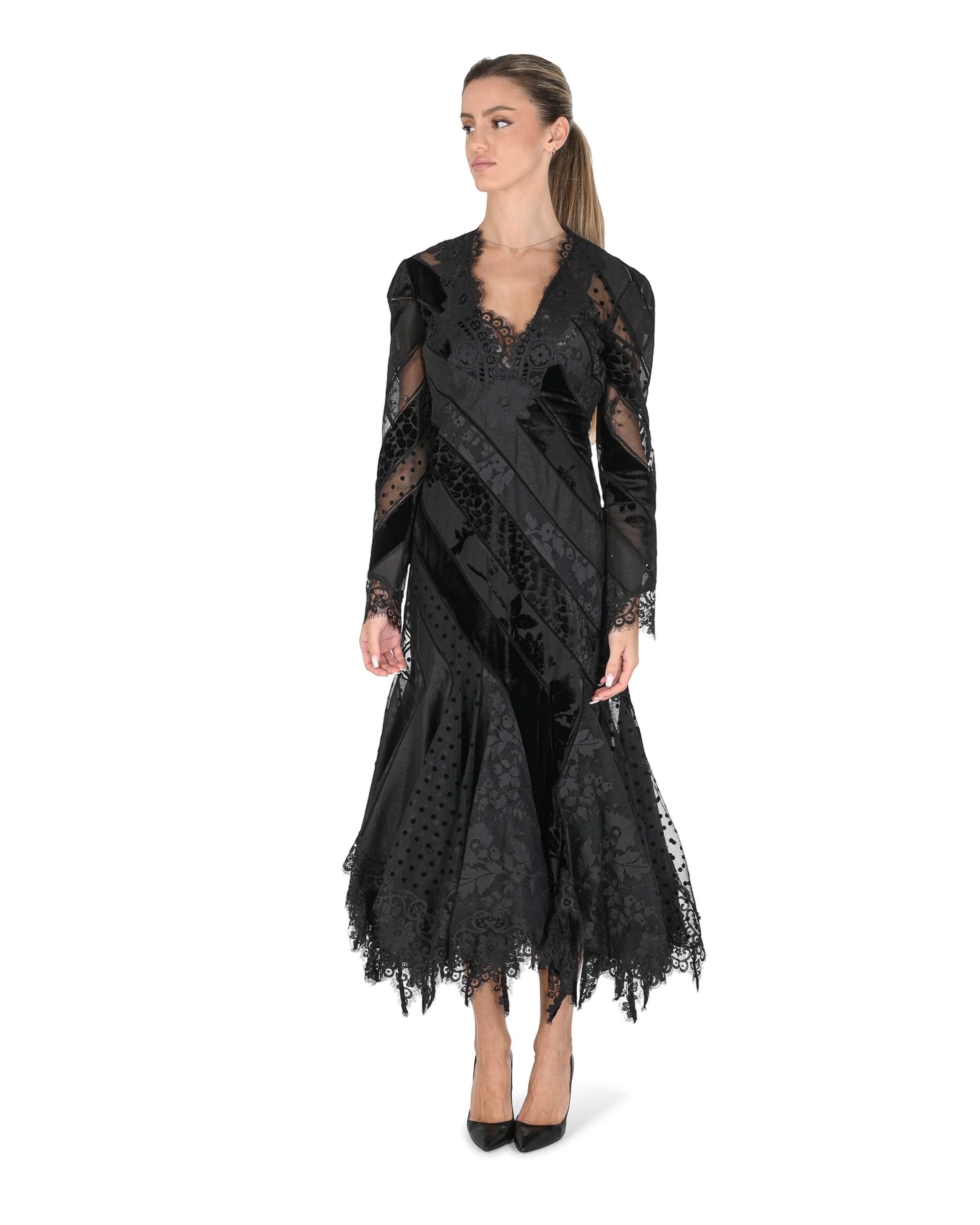 Abito da donna Zimmermann 0392DF242 NERO 801