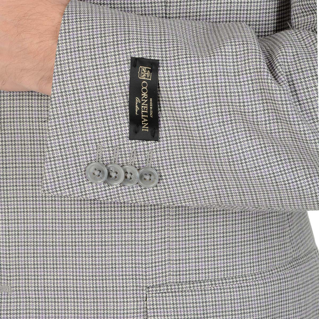 Corneliani Giacca Uomo Maniche Lunghe Grigio Chiaro