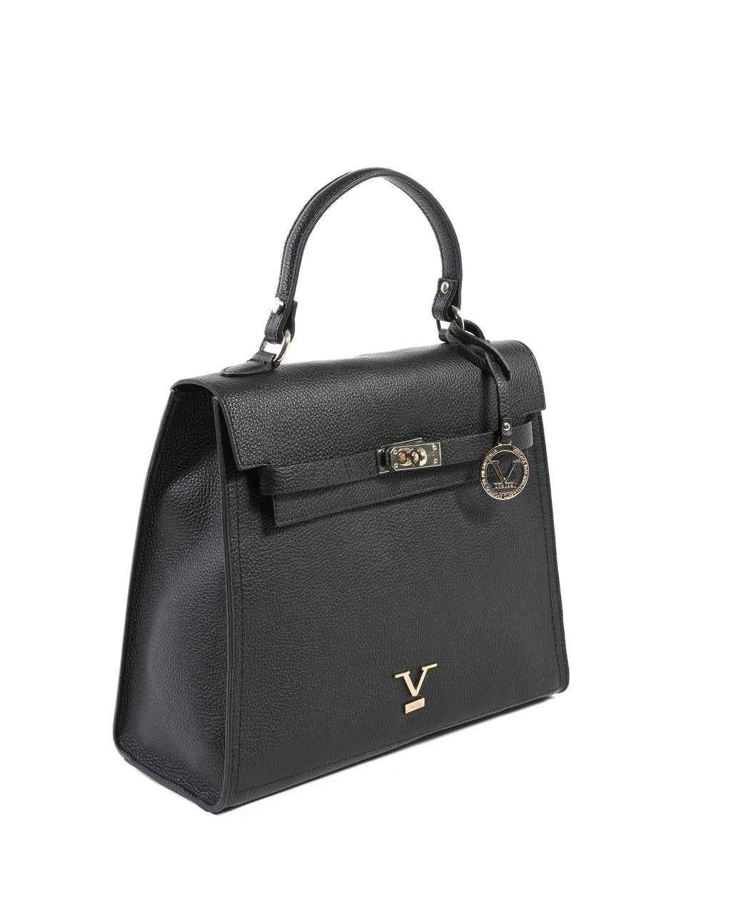 V Italia Borsa a mano da donna nera BG12010 DOLLARO NERO