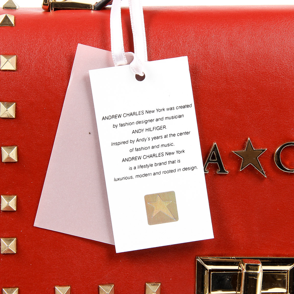 Borsa a mano da donna Andrew Charles rossa JAIME
