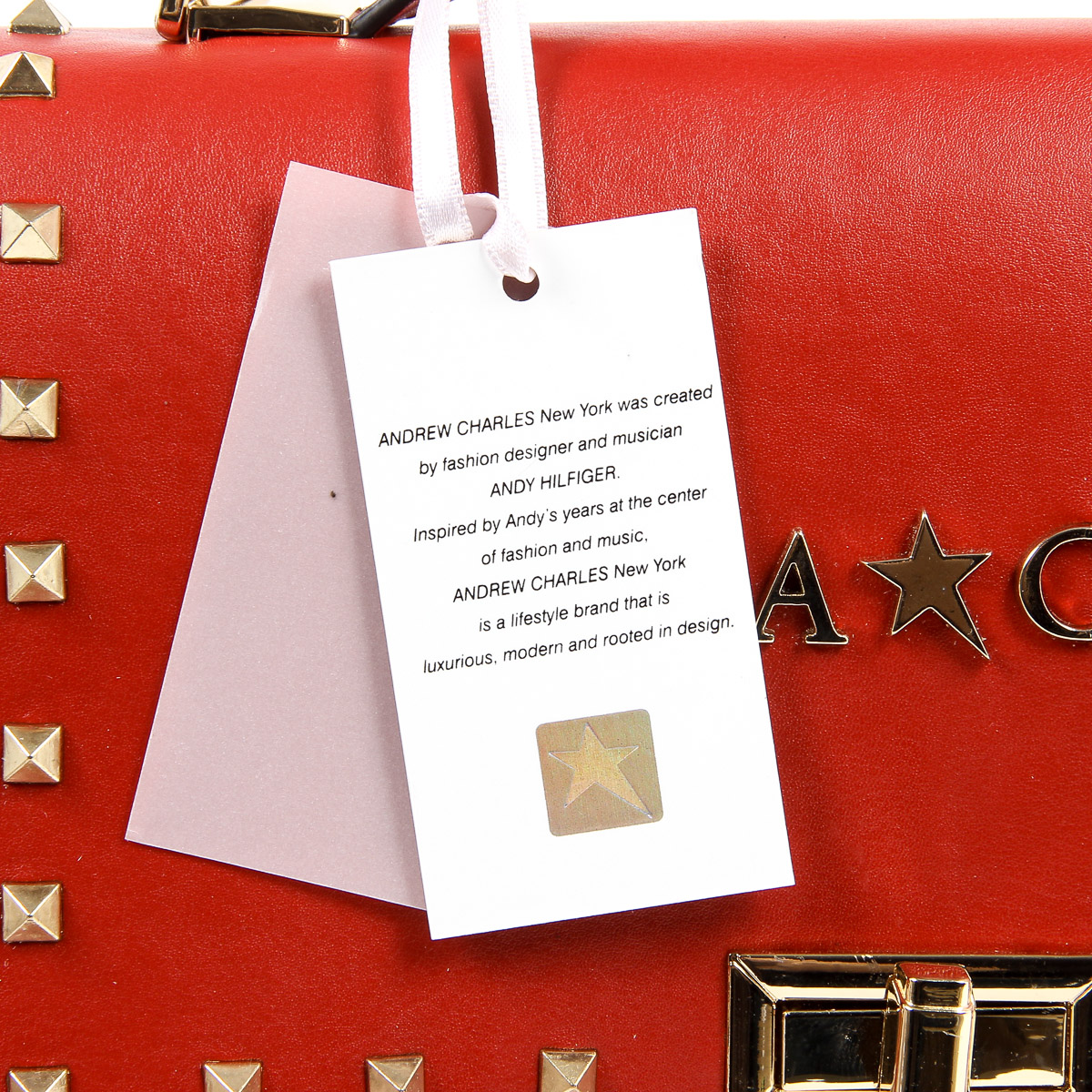 Borsa a mano da donna Andrew Charles rossa JAIME