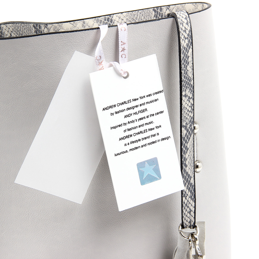 Borsa a mano da donna Andrew Charles grigio chiaro JANE