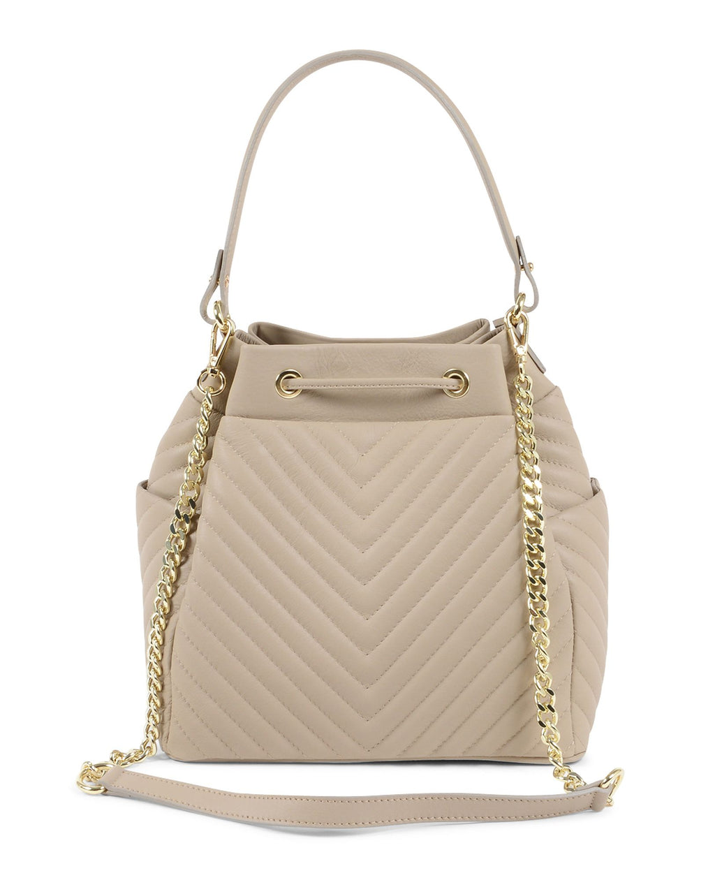 V Italia Borsa a tracolla da donna Beige BH10272 52 SAUVAGE MARMO