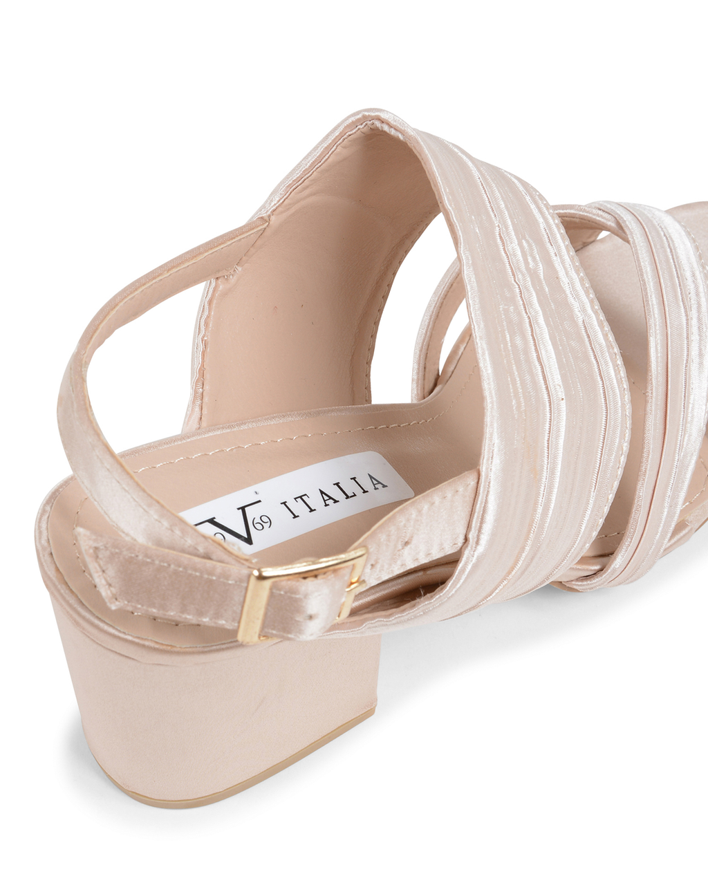 19V69 Italia Sandalo con cinturino posteriore da donna Beige V31 BEIGE