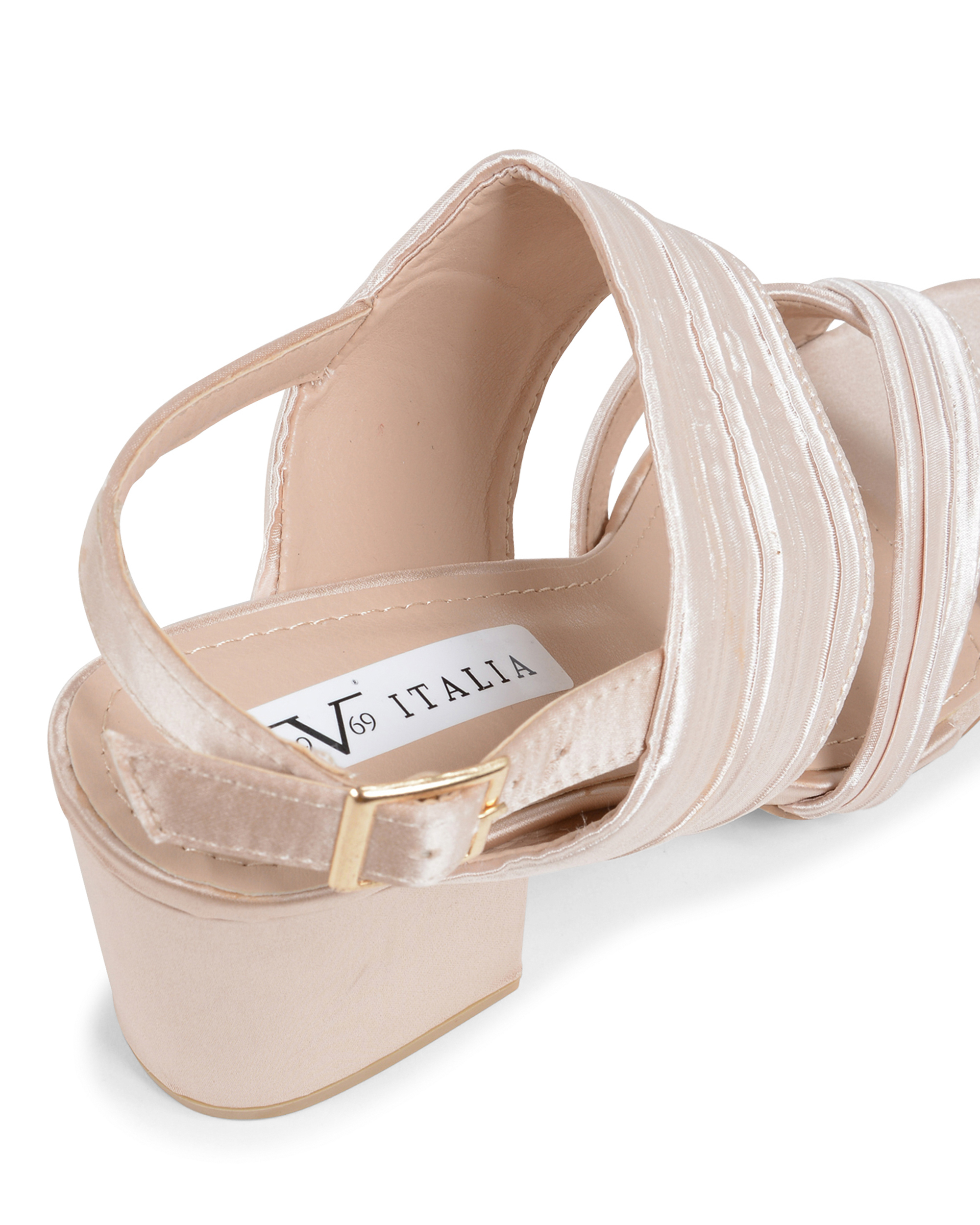 19V69 Italia Sandalo con cinturino posteriore da donna Beige V31 BEIGE