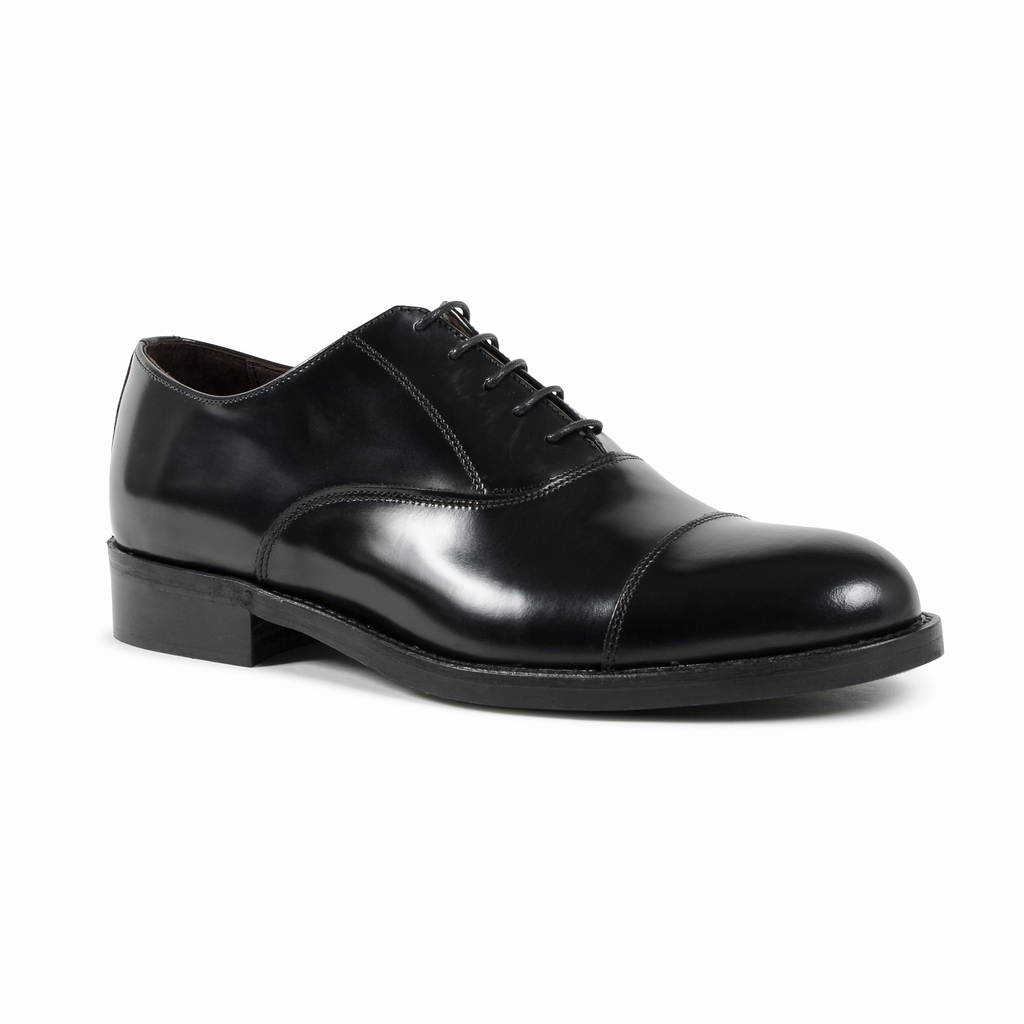 19V69 Italia Mens Classic Shoe Black 913L MP ABRASIVATO NERO