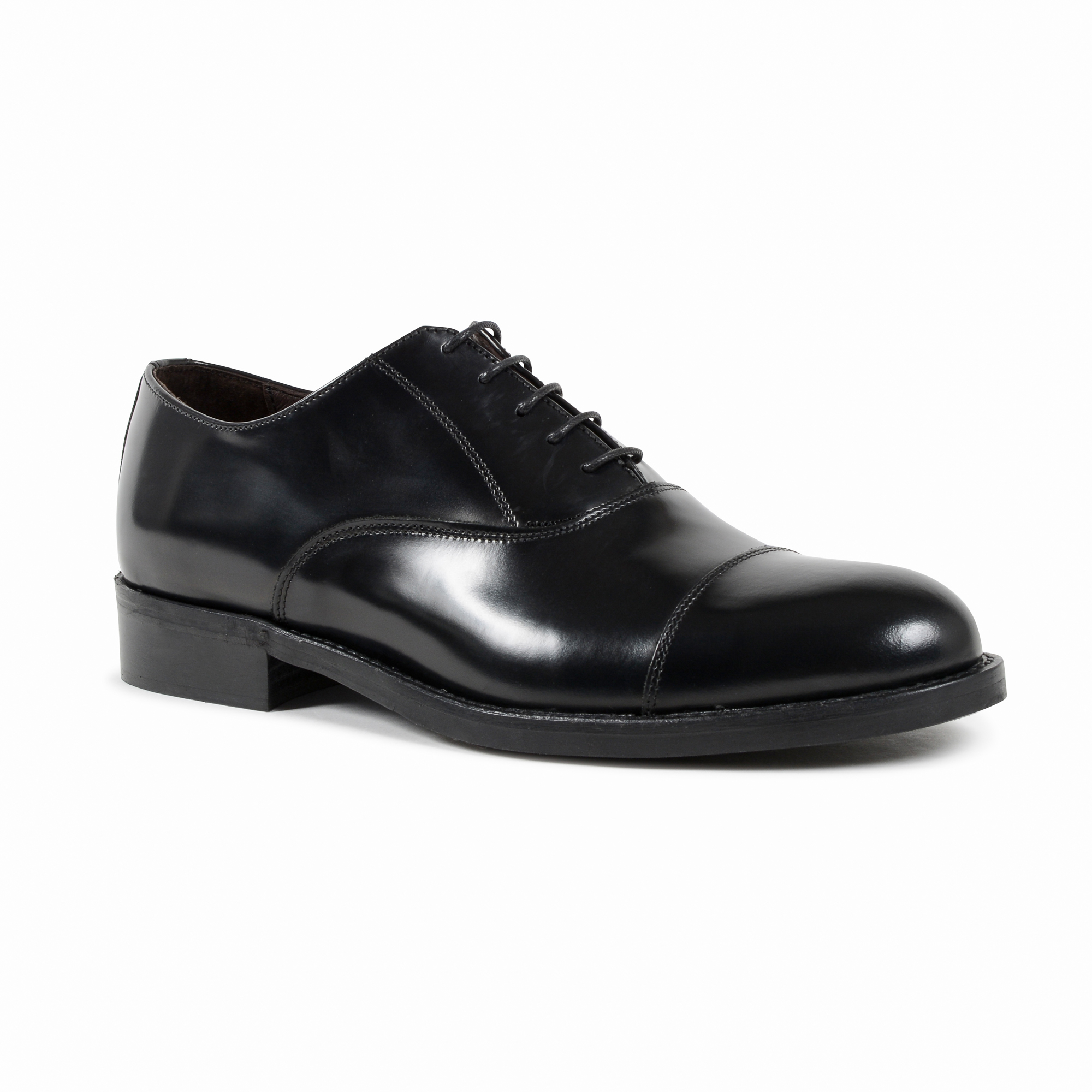 19V69 Italia Mens Classic Shoe Black 913L MP ABRASIVATO NERO